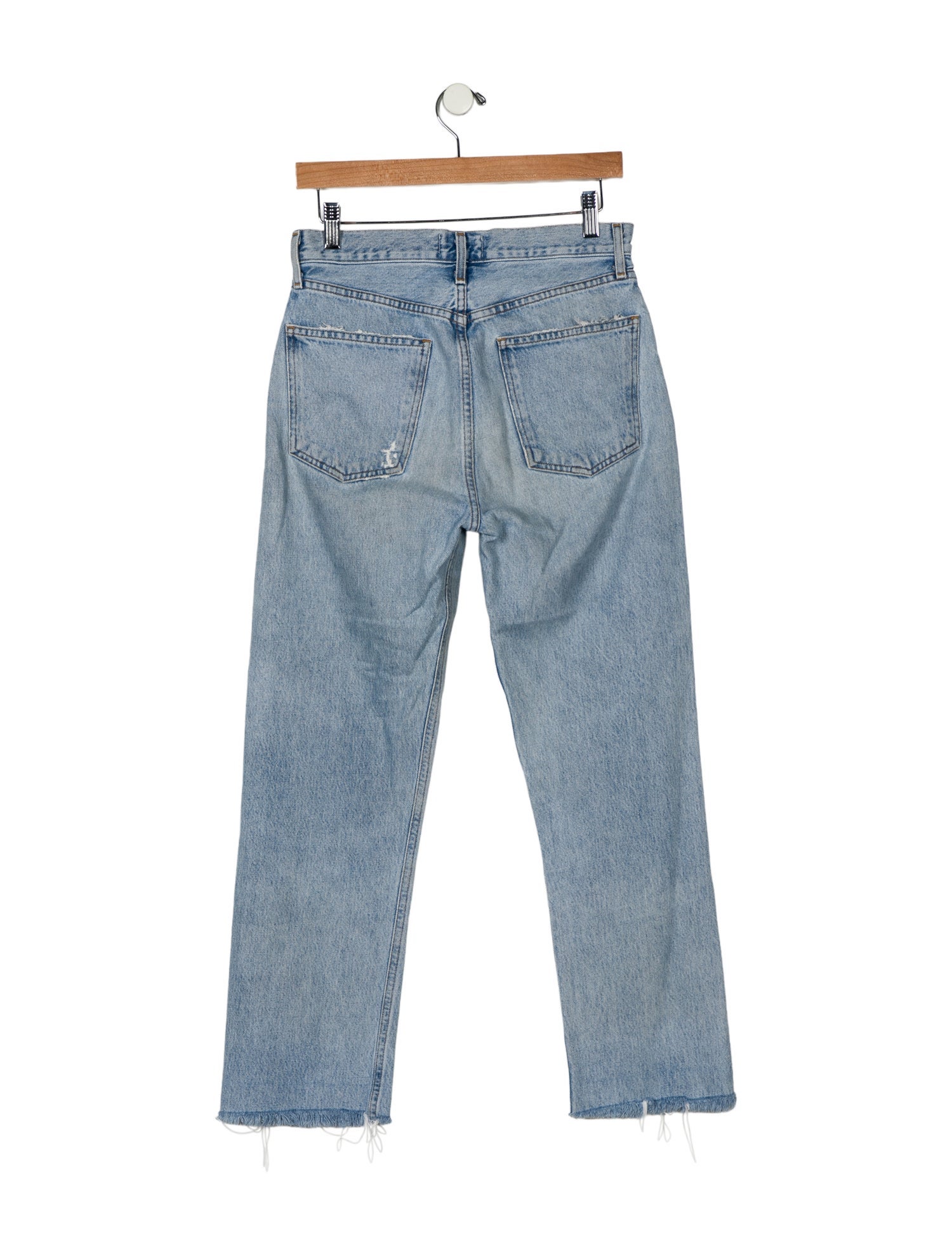 AGOLDE High-Rise Straight Leg Jeans