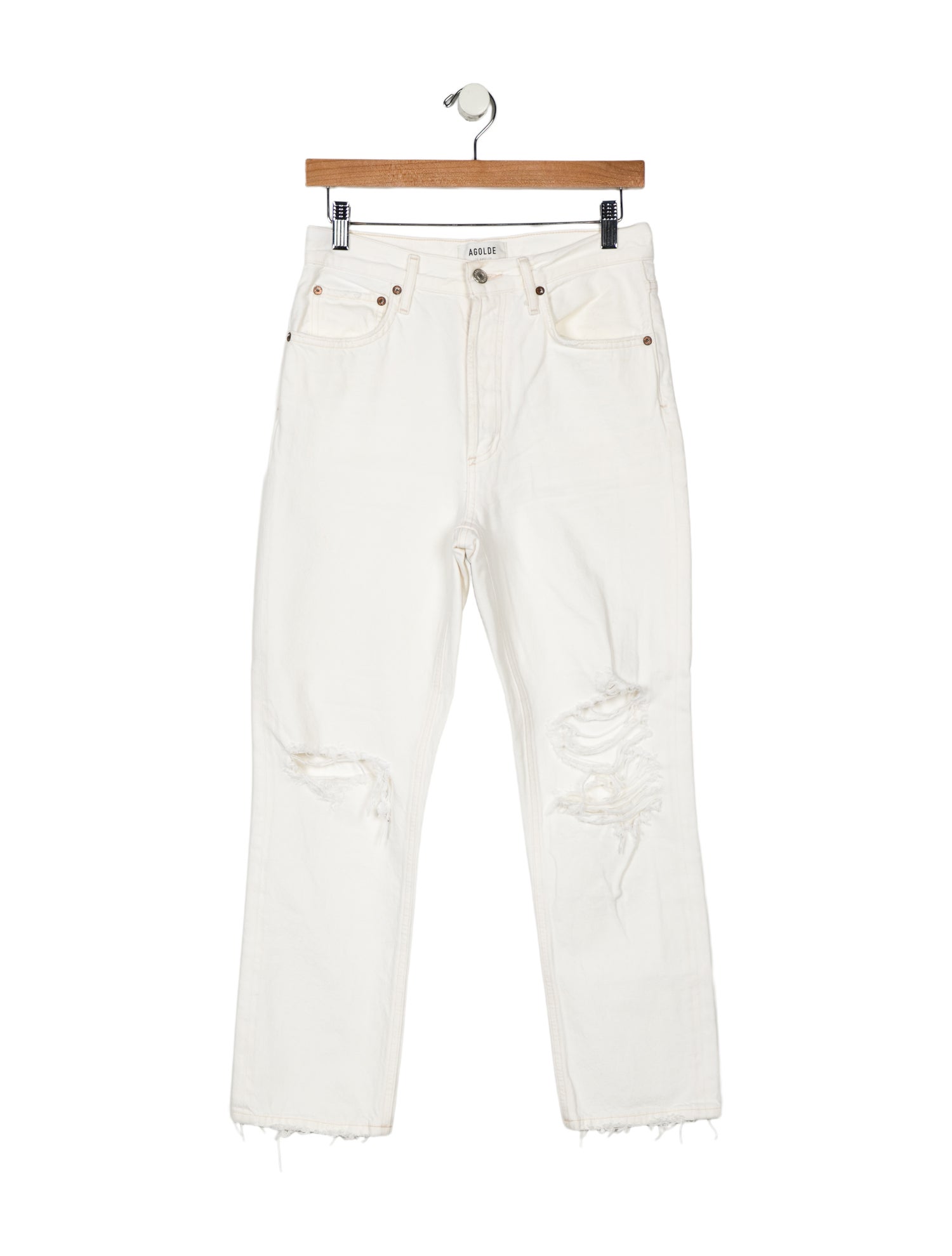 AGOLDE High-Rise Straight Leg Jeans