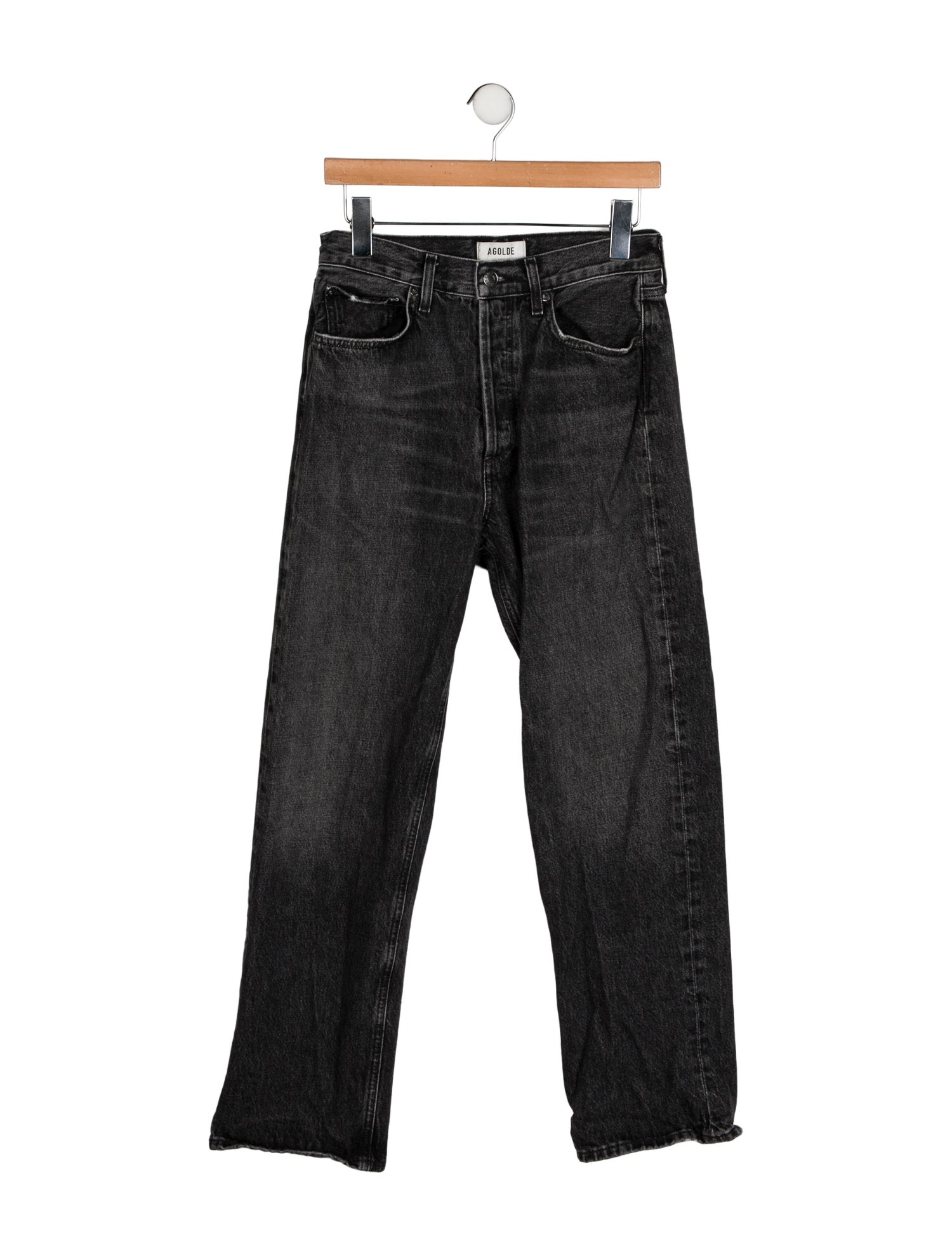 AGOLDE High-Rise Straight Leg Jeans
