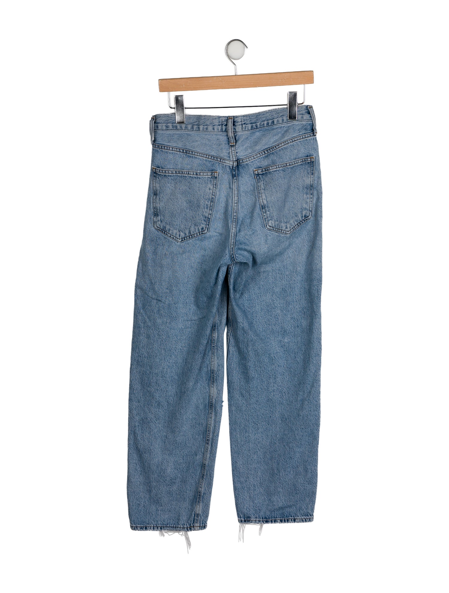 AGOLDE Mid-Rise Straight Leg Jeans