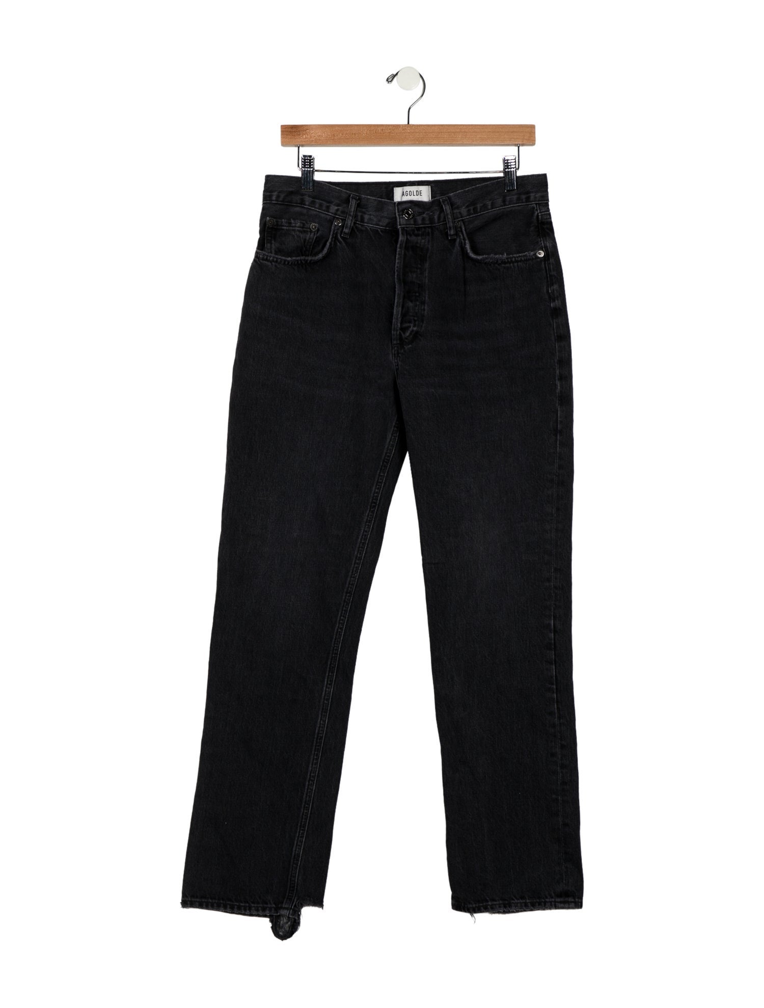 AGOLDE Mid-Rise Straight Leg Jeans