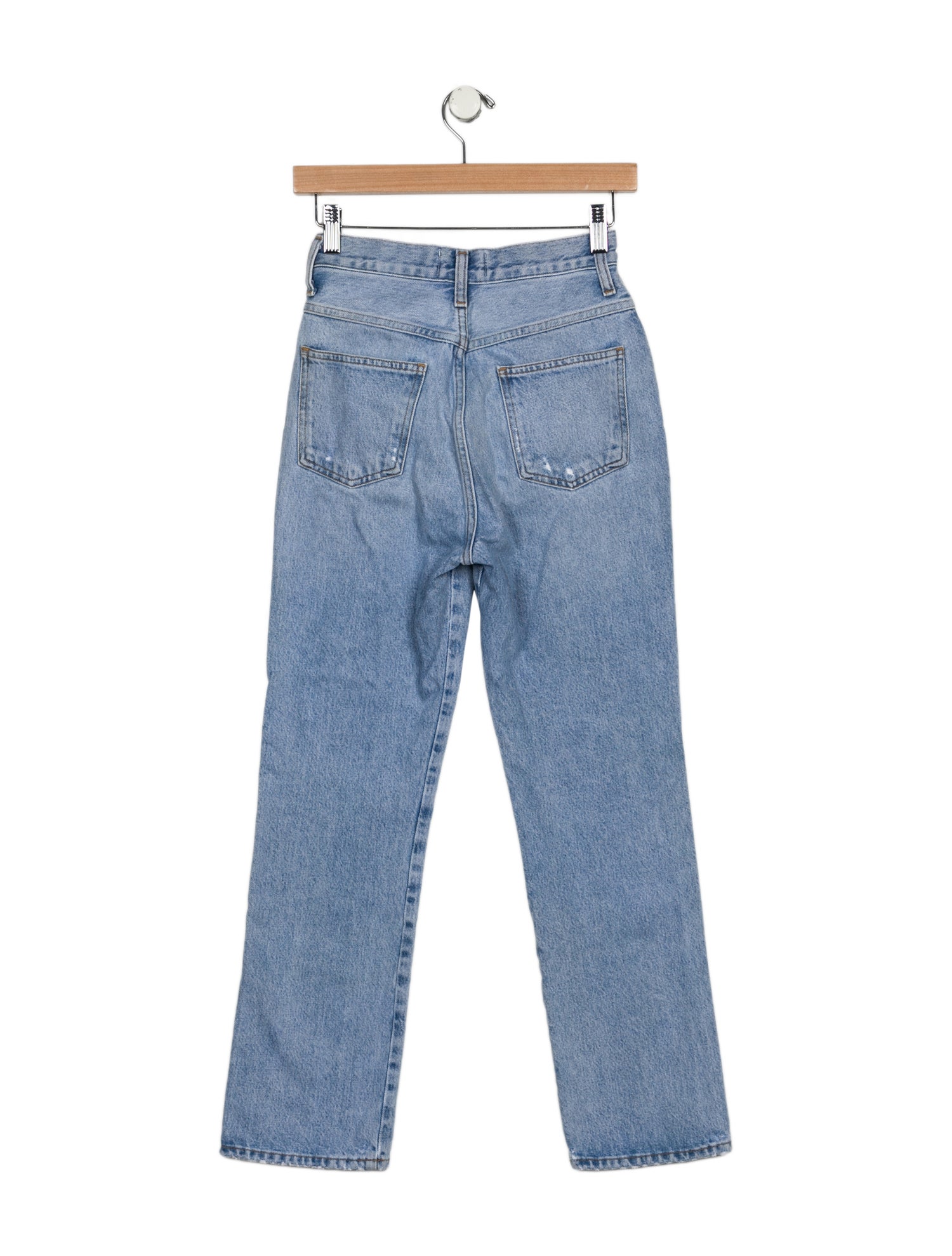 AGOLDE High-Rise Straight Leg Jeans