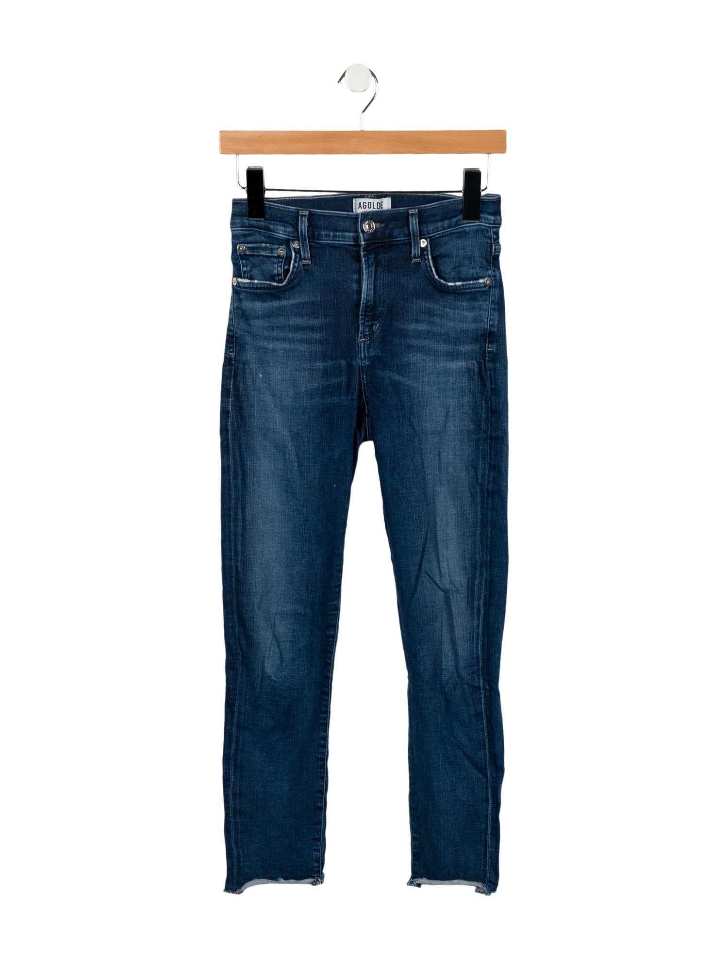 AGOLDE Mid-Rise Skinny Leg Jeans