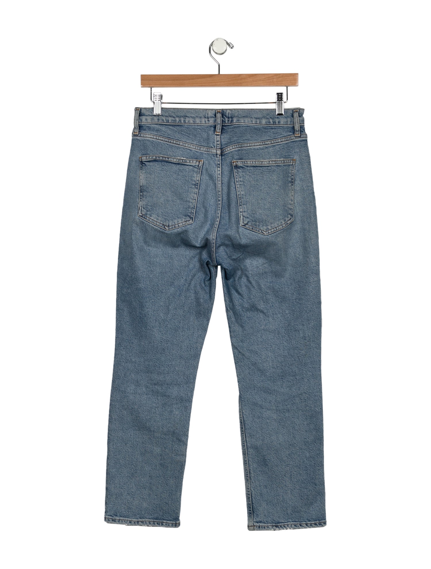 AGOLDE High-Rise Straight Leg Jeans