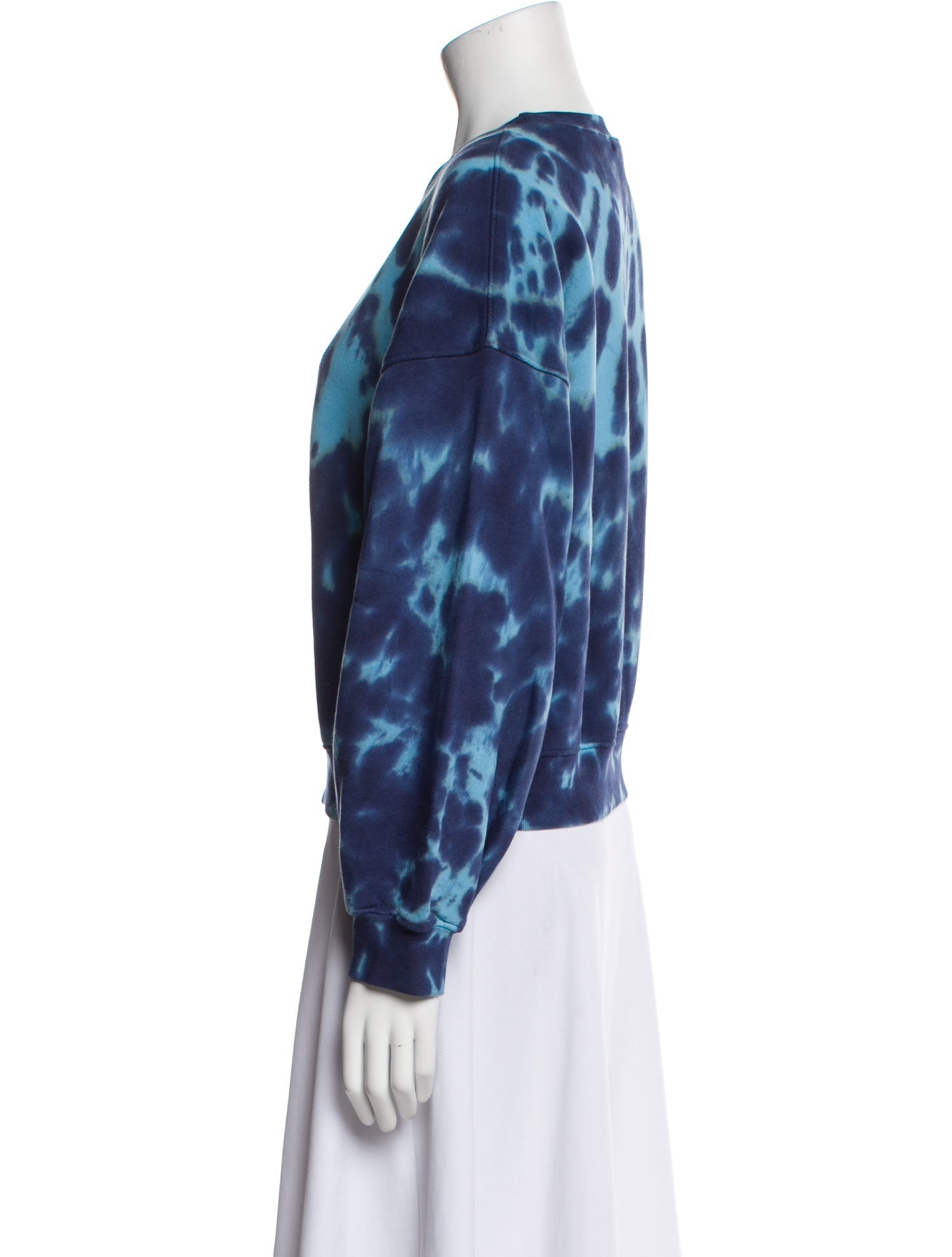 AGOLDE Tie-Dye Print Crew Neck Sweatshirt