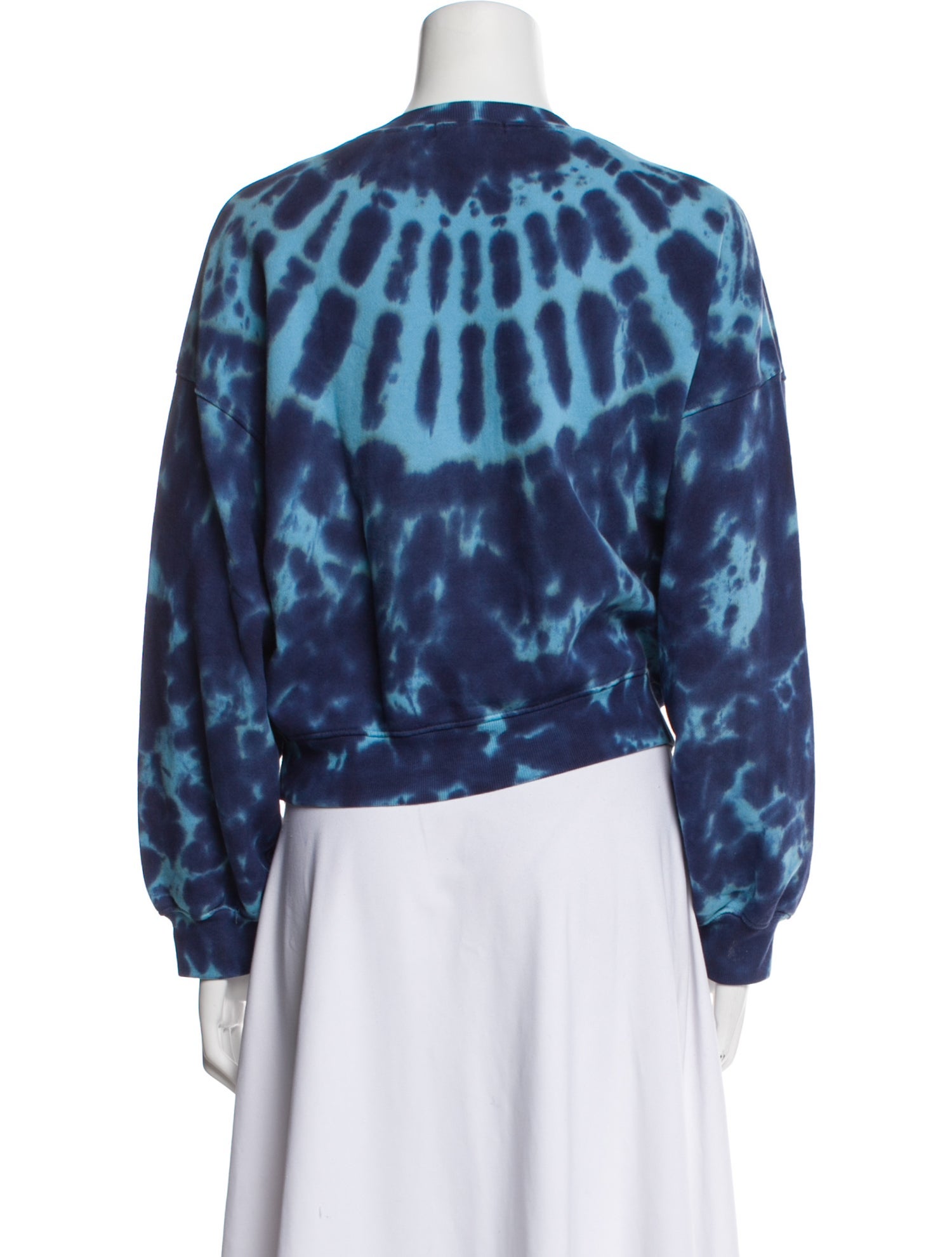 AGOLDE Tie-Dye Print Crew Neck Sweatshirt