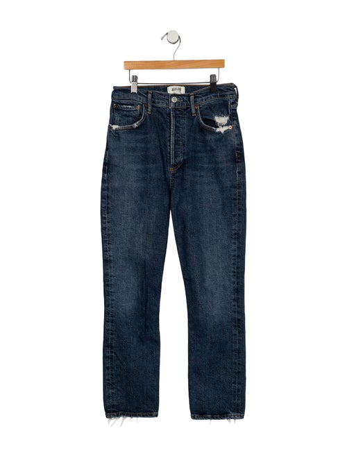 AGOLDE High-Rise Straight Leg Jeans