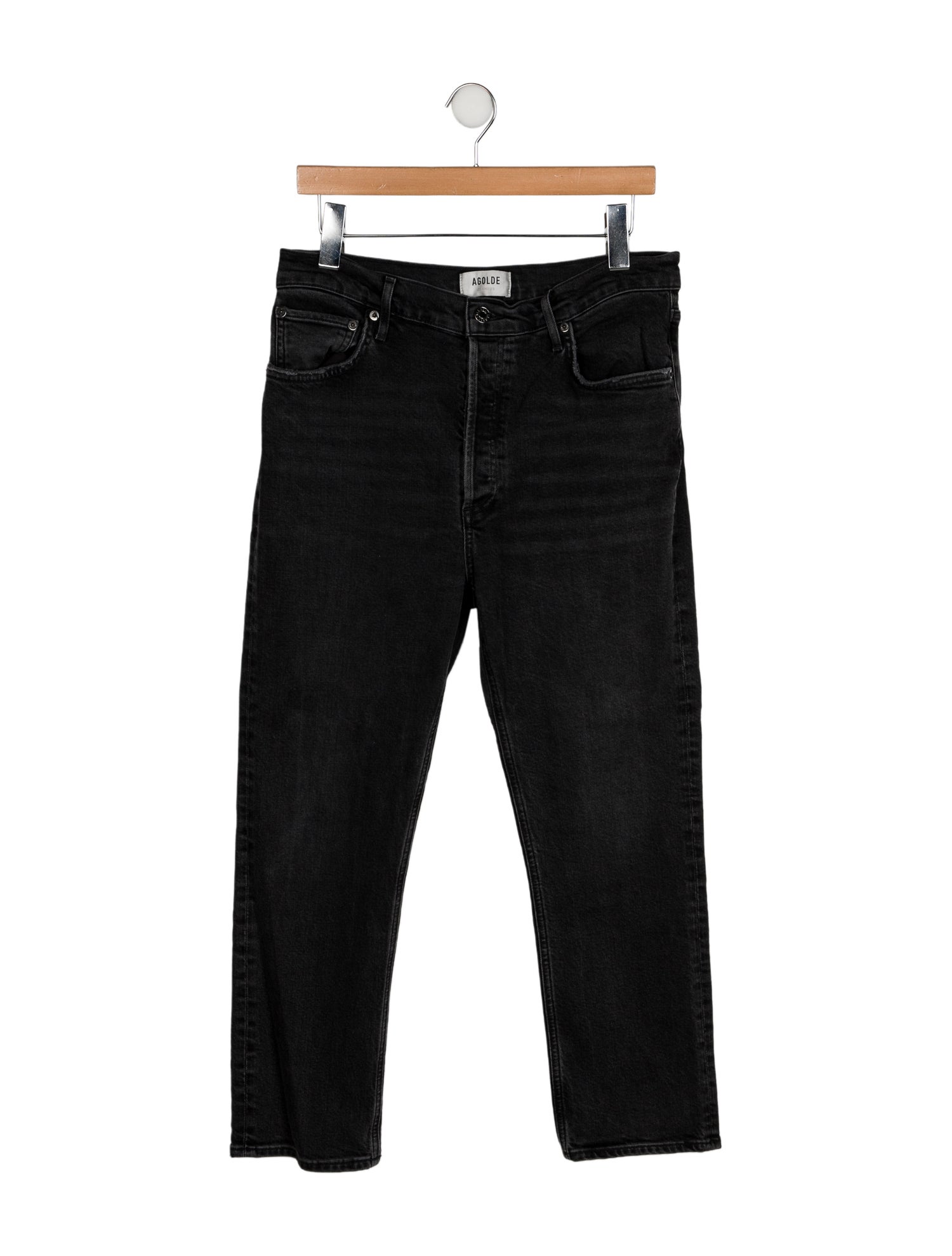 AGOLDE High-Rise Straight Leg Jeans