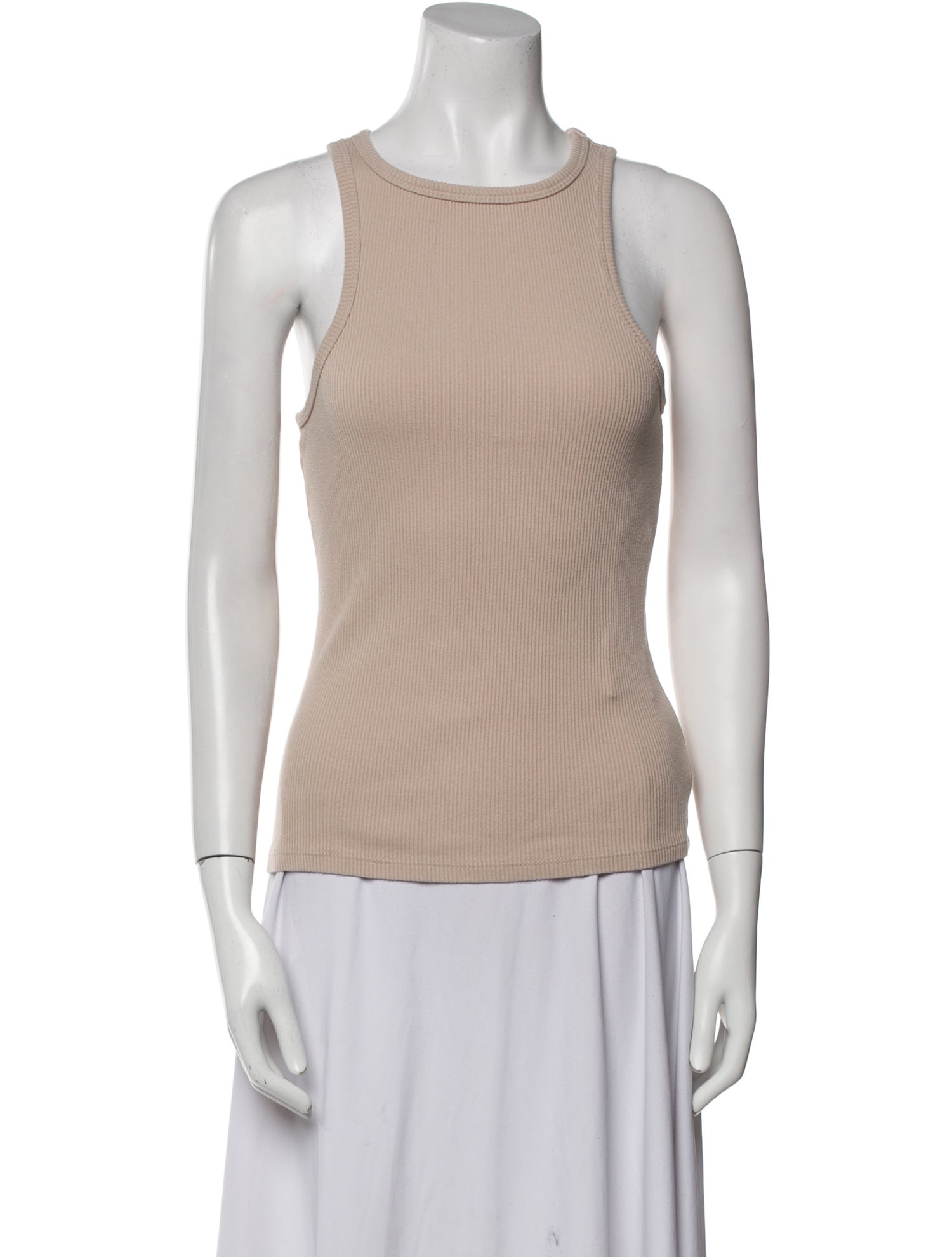 AGOLDE Crew Neck Sleeveless Top