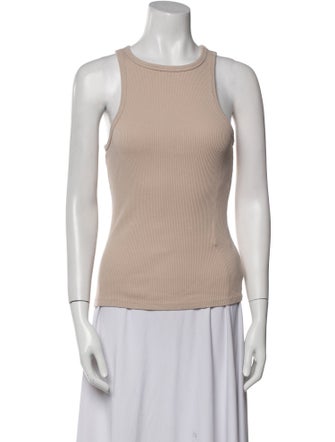 AGOLDE Crew Neck Sleeveless Top