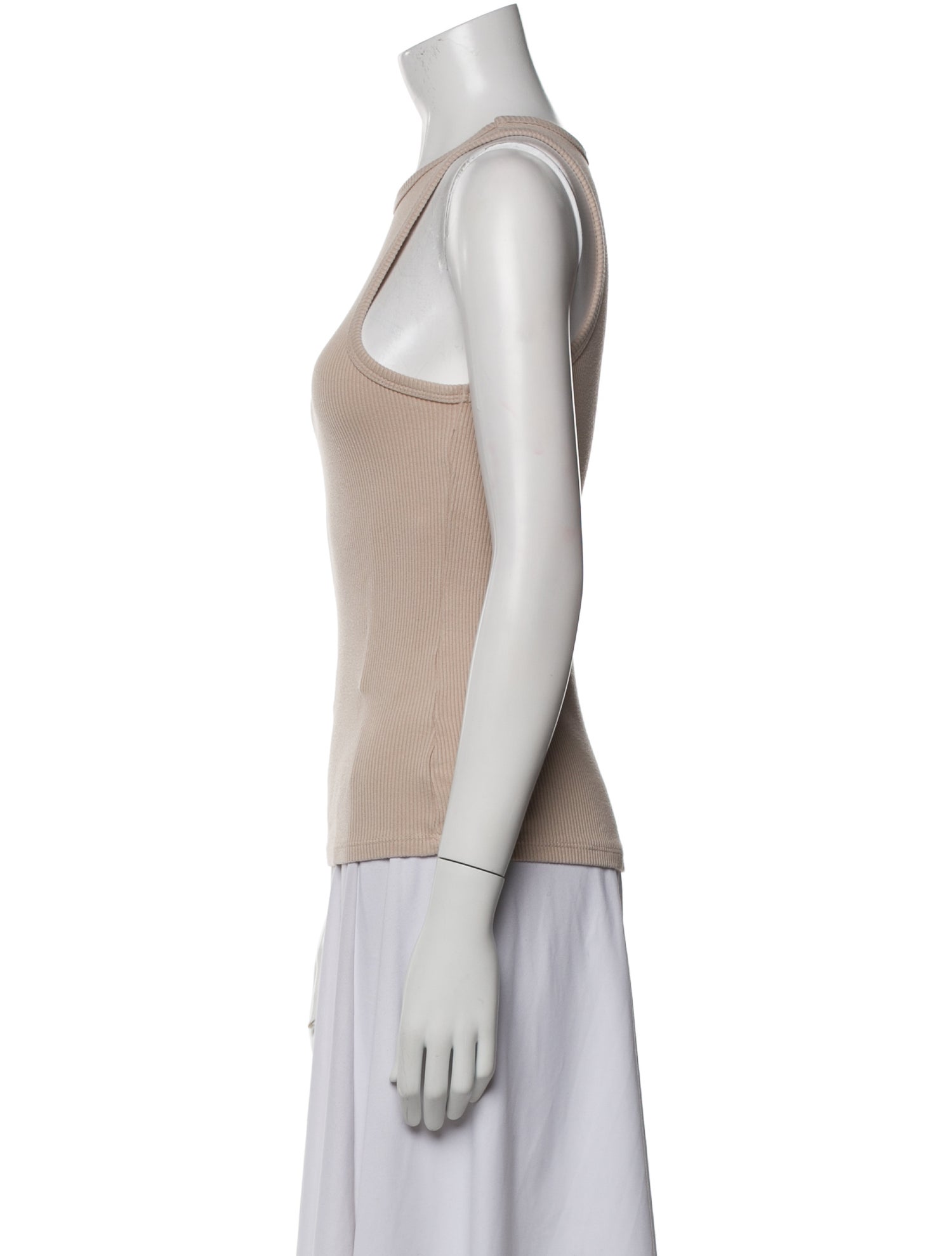 AGOLDE Crew Neck Sleeveless Top