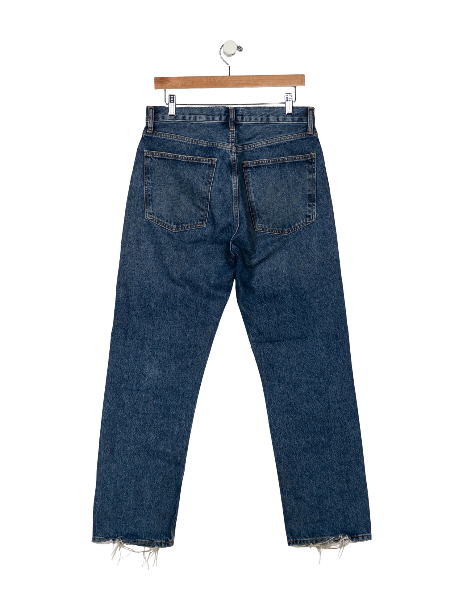 AGOLDE High-Rise Straight Leg Jeans