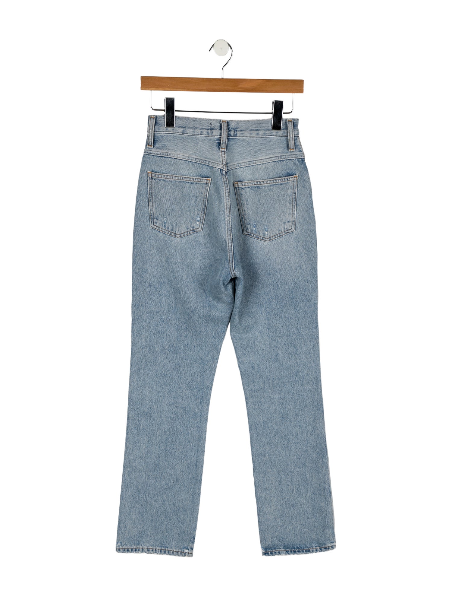 AGOLDE High-Rise Straight Leg Jeans