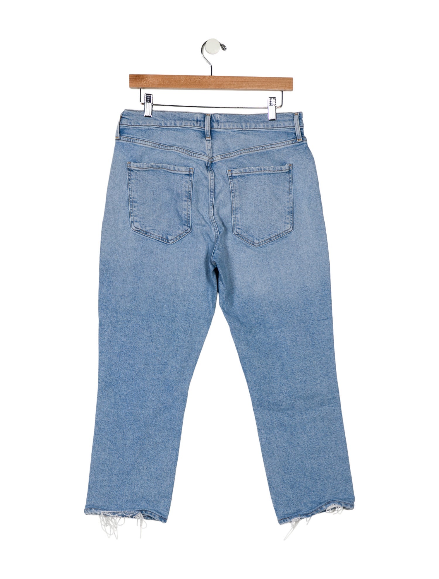 AGOLDE Mid-Rise Straight Leg Jeans