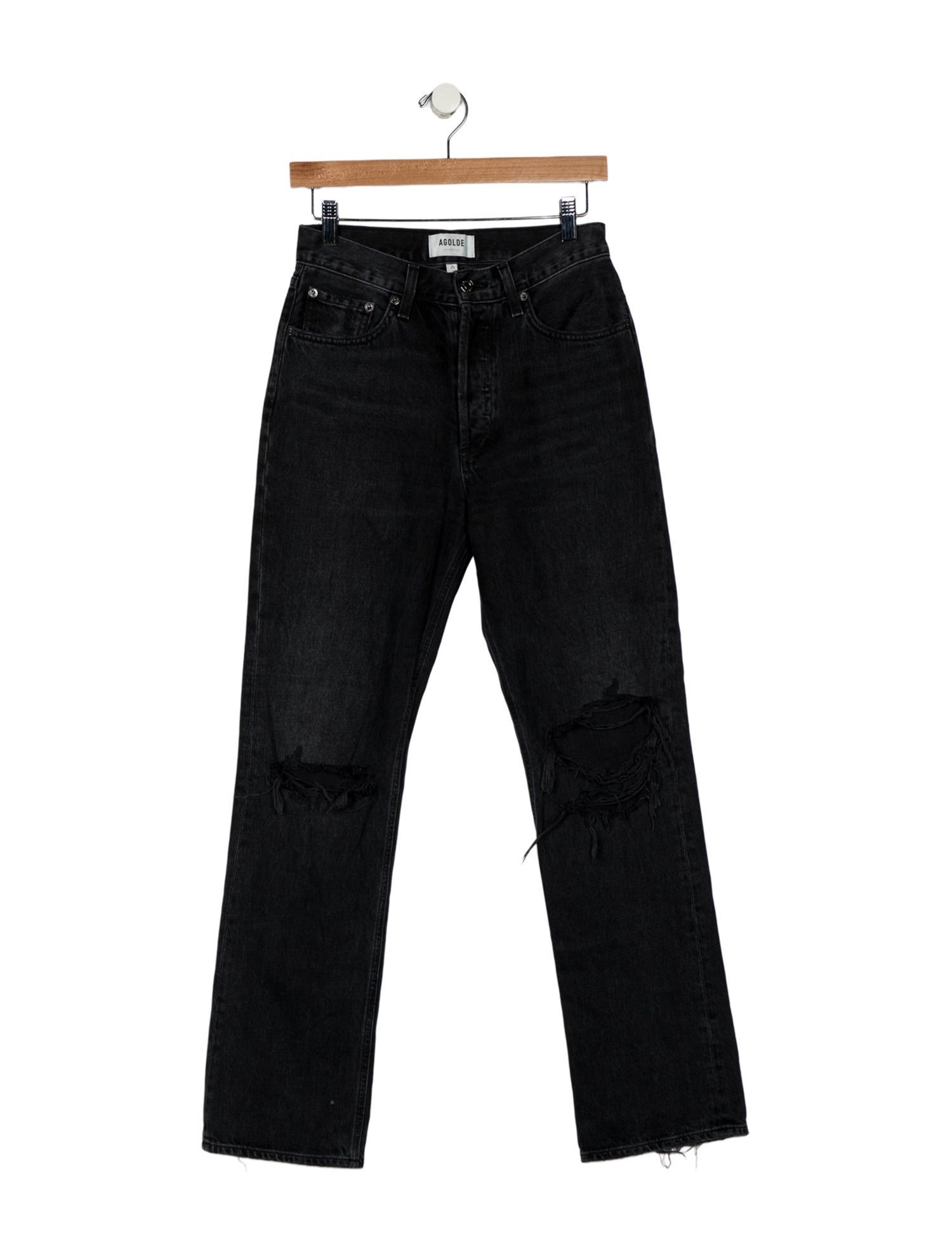 AGOLDE High-Rise Straight Leg Jeans