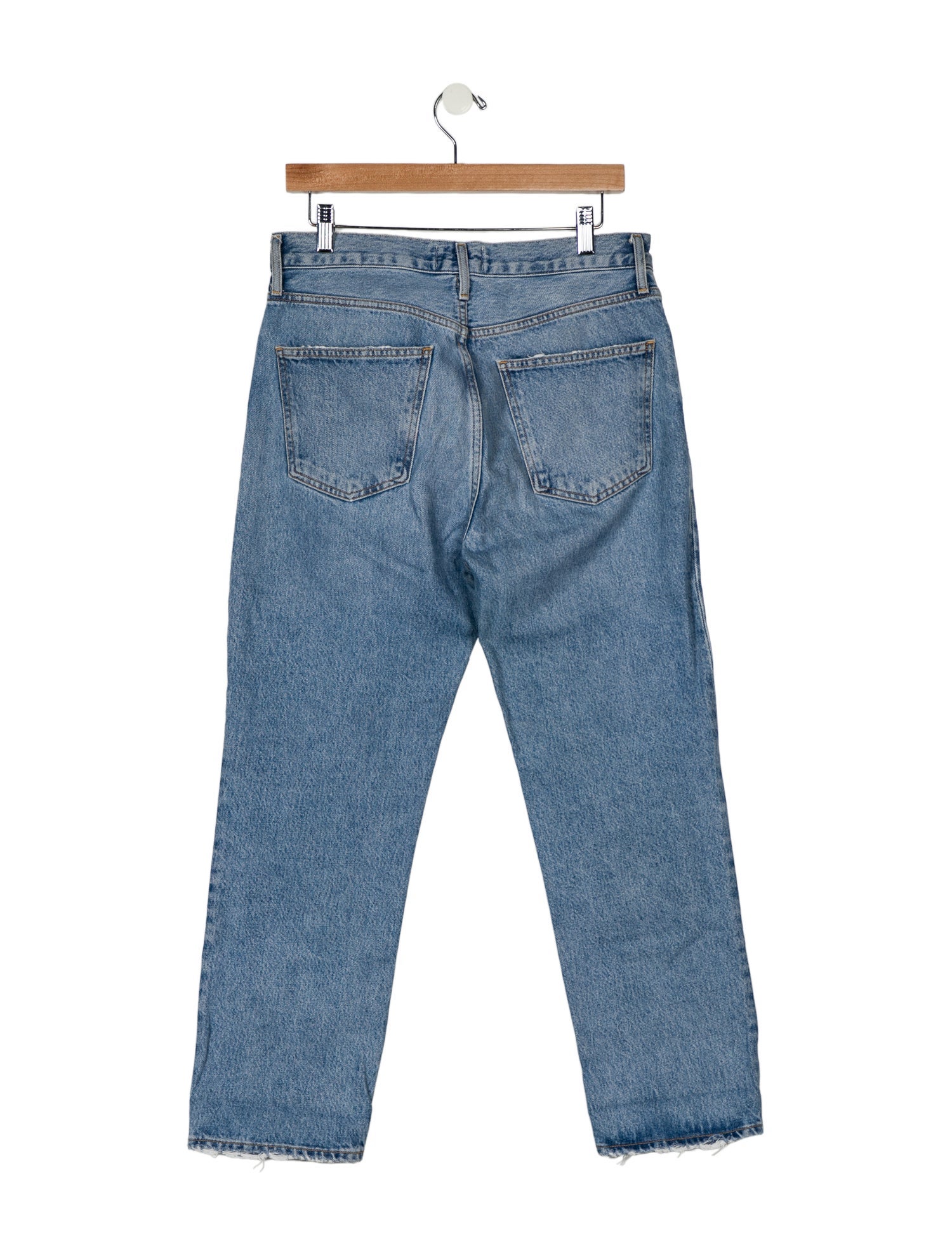 AGOLDE High-Rise Straight Leg Jeans