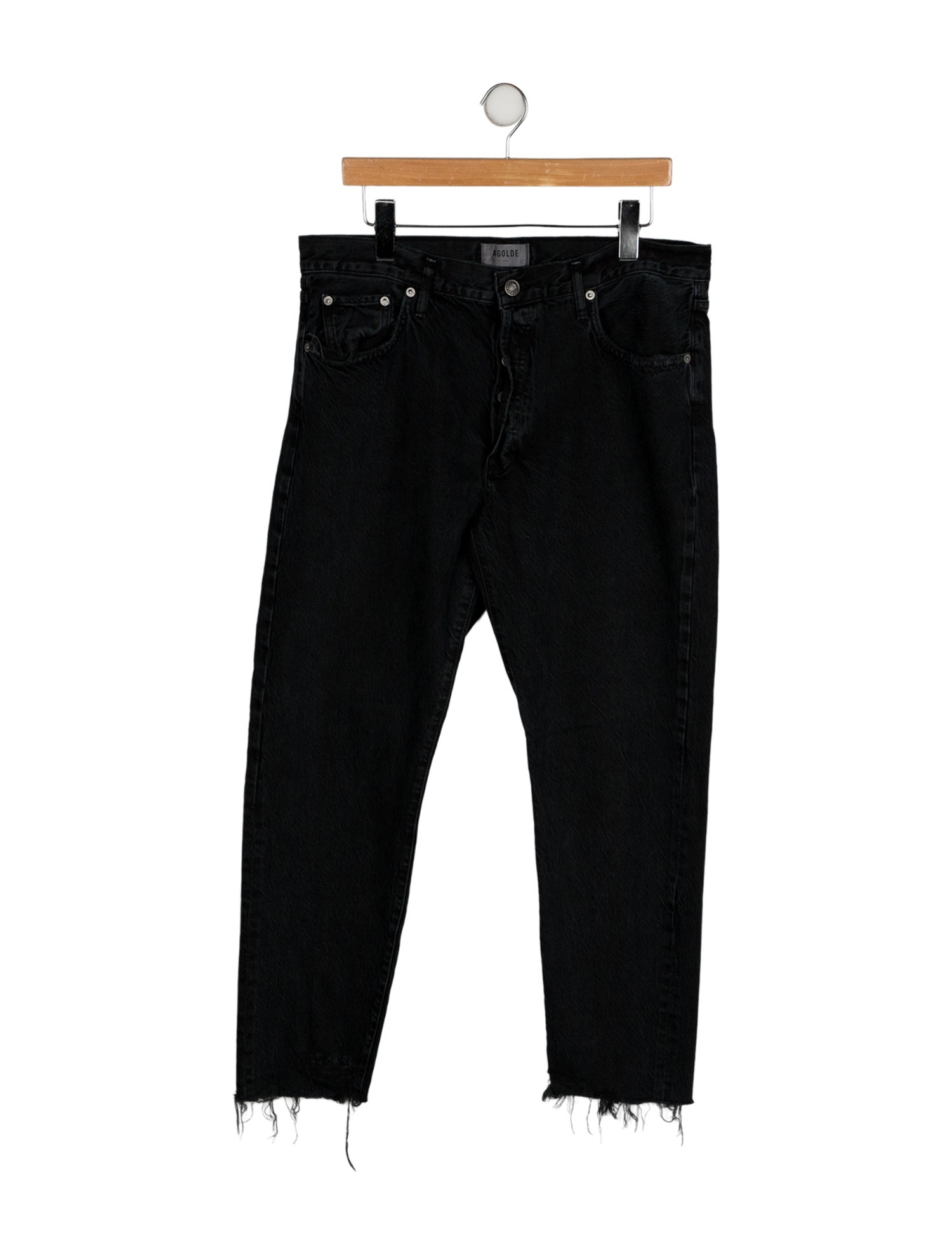 AGOLDE Mid-Rise Straight Leg Jeans