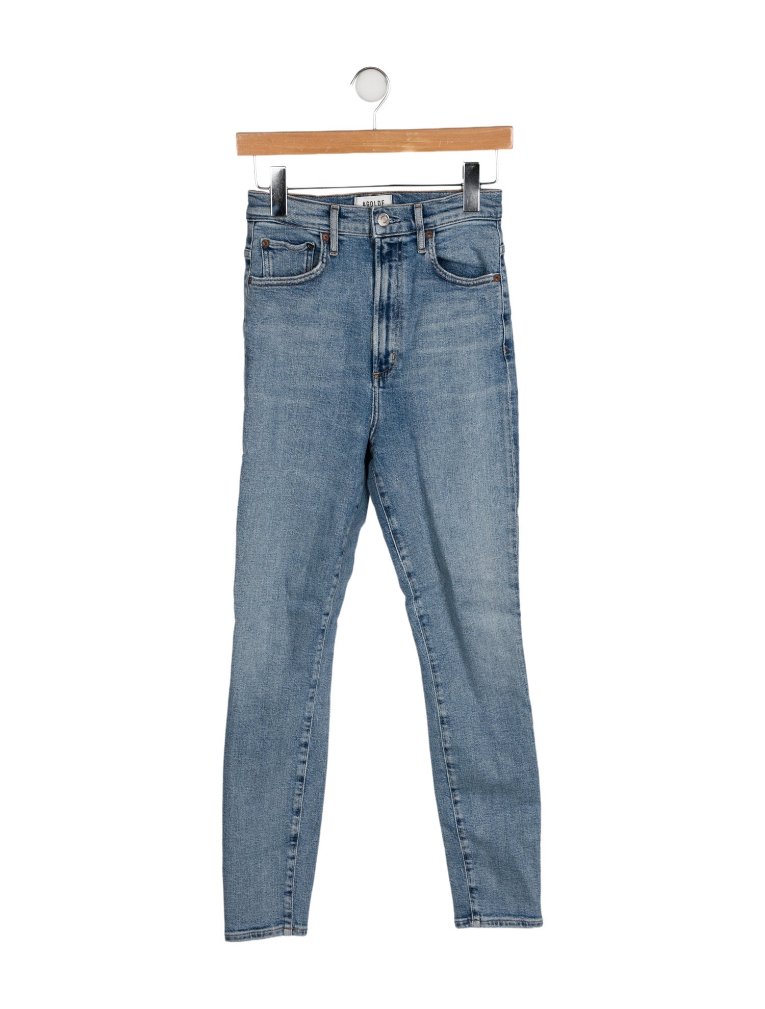 AGOLDE High-Rise Skinny Leg Jeans