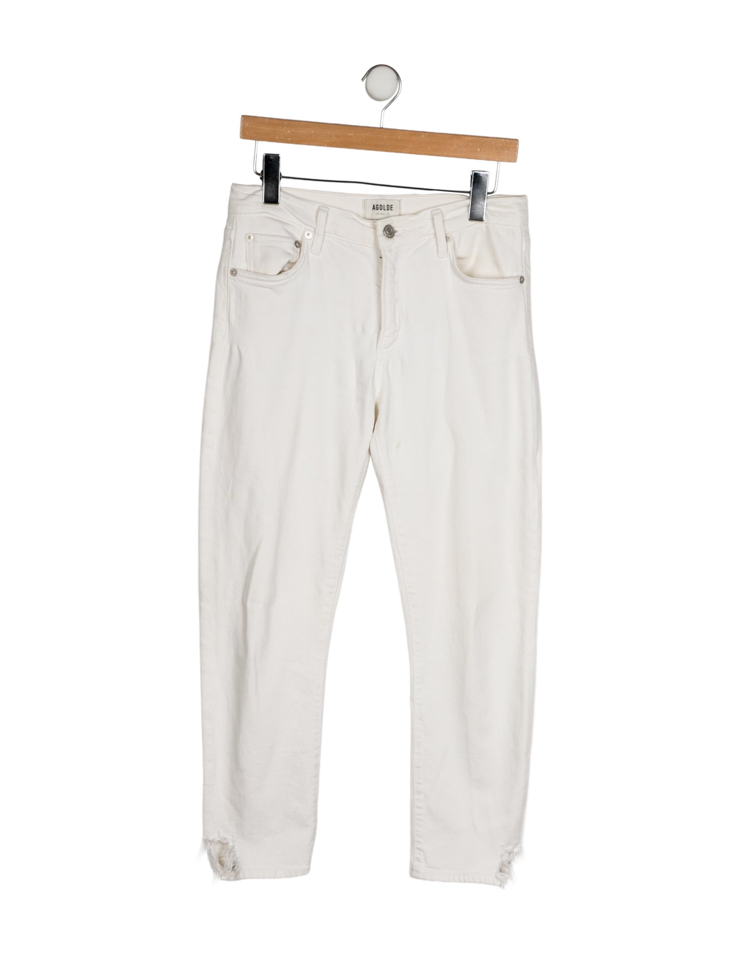 AGOLDE Mid-Rise Straight Leg Jeans