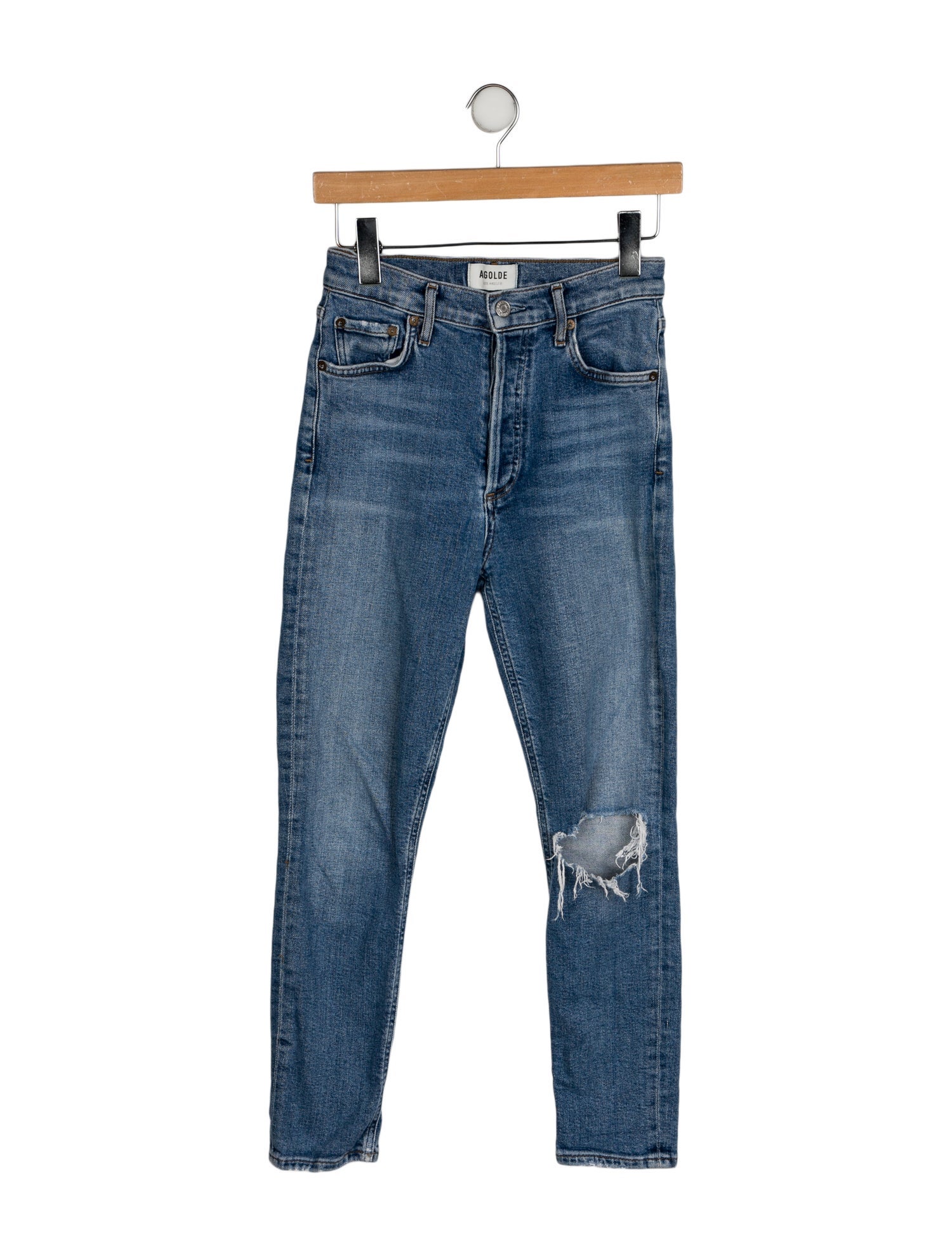 AGOLDE High-Rise Skinny Leg Jeans
