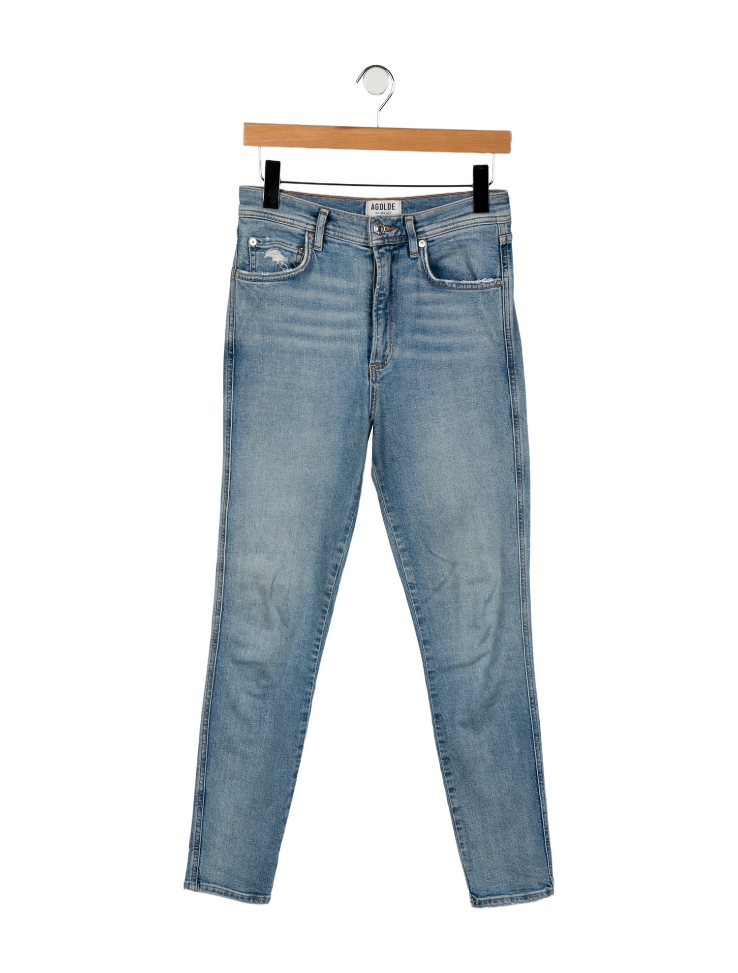 AGOLDE High-Rise Skinny Leg Jeans