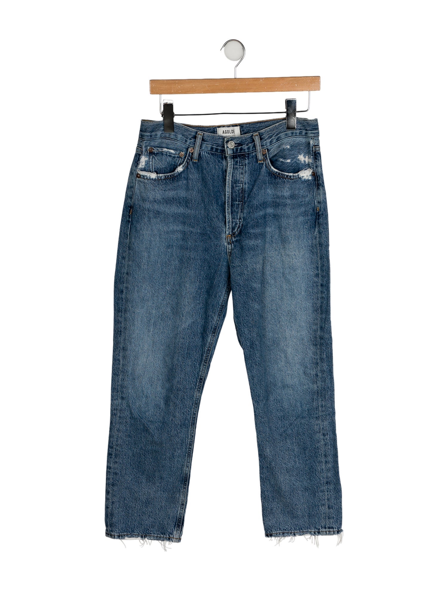 AGOLDE High-Rise Straight Leg Jeans