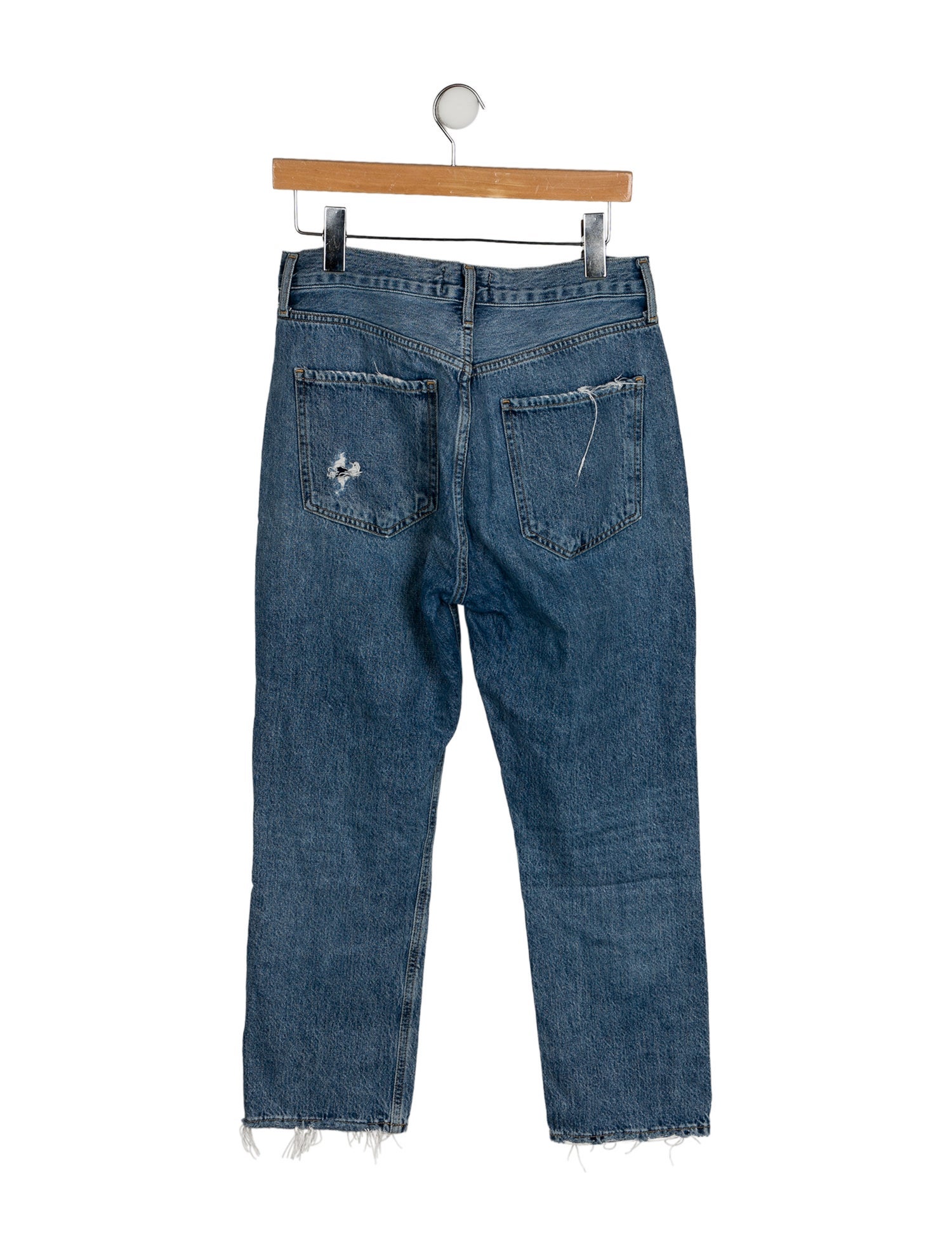 AGOLDE High-Rise Straight Leg Jeans