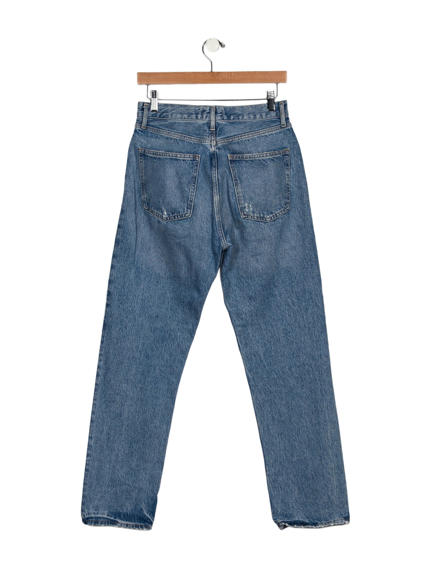 AGOLDE High-Rise Straight Leg Jeans