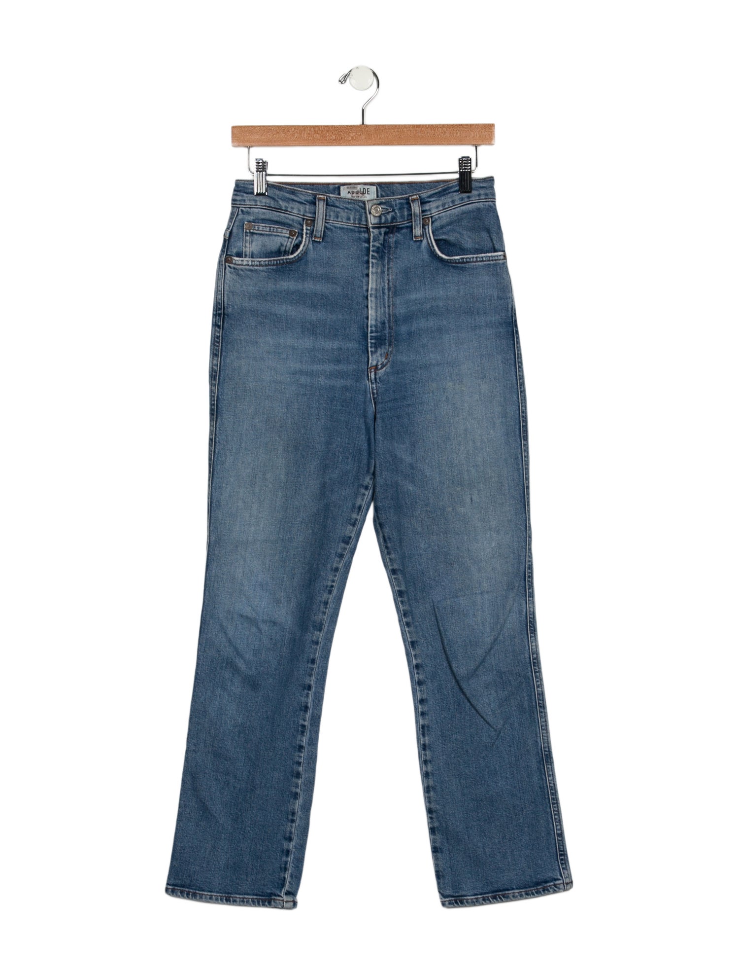 AGOLDE High-Rise Straight Leg Jeans