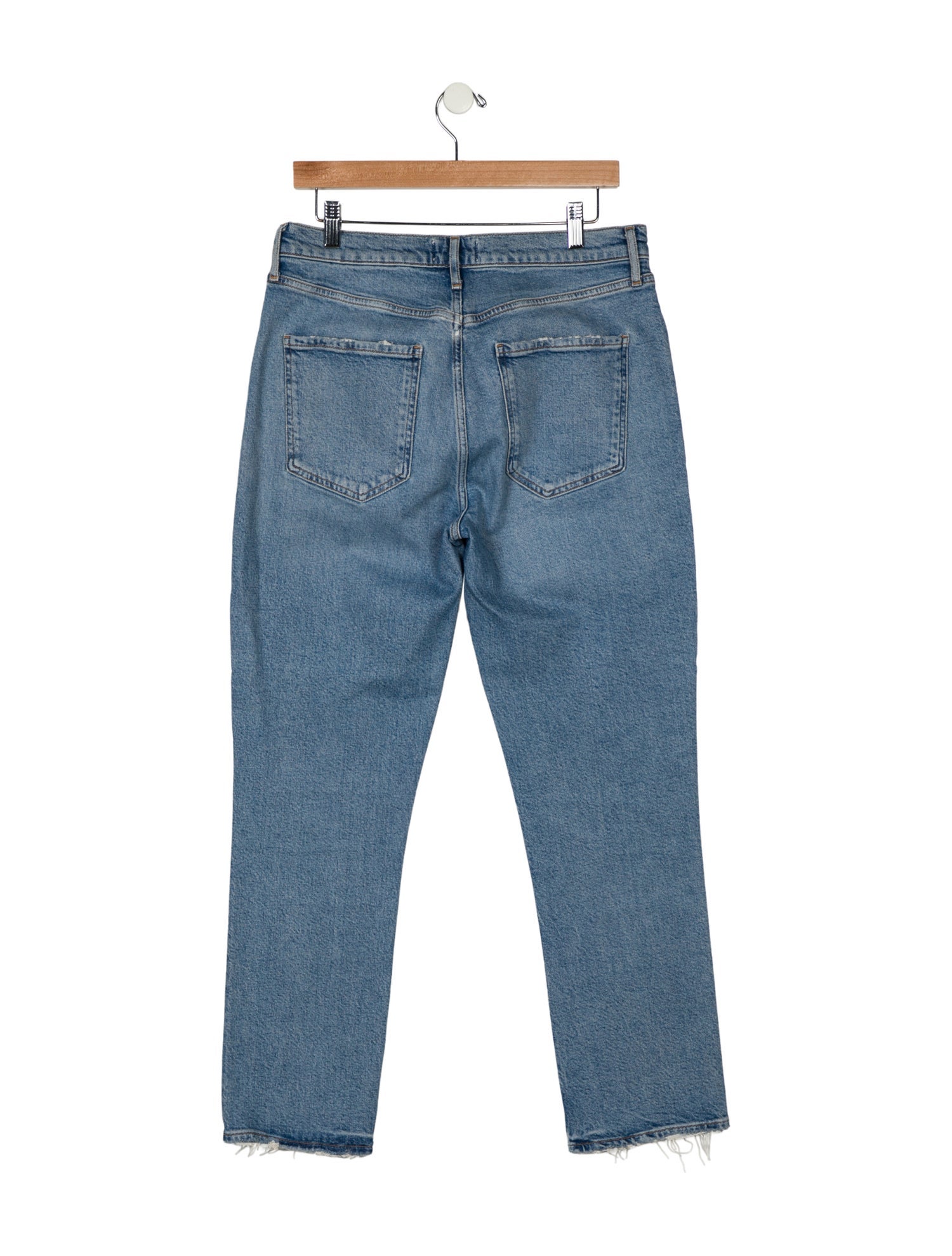 AGOLDE High-Rise Straight Leg Jeans