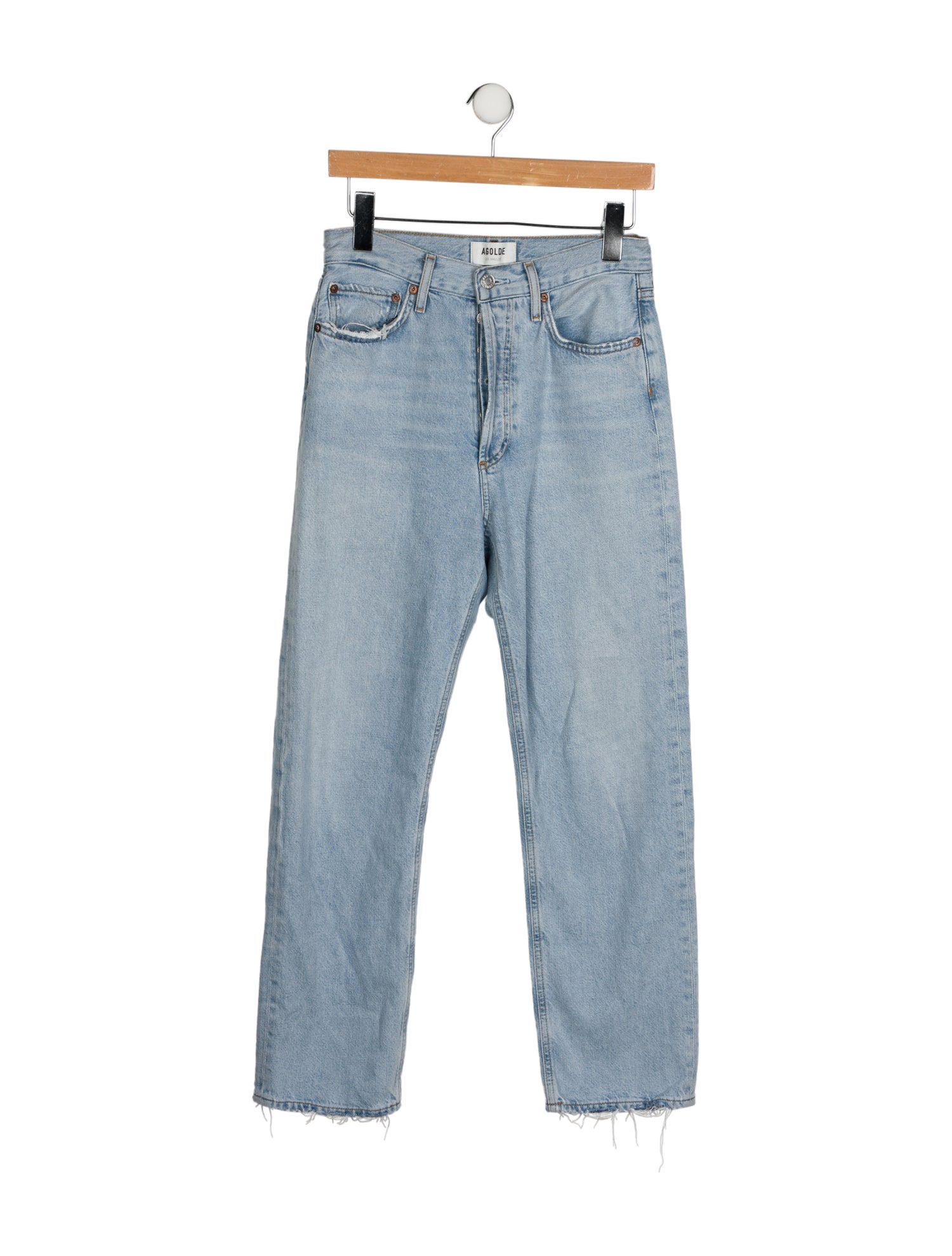 AGOLDE High-Rise Straight Leg Jeans