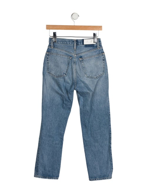 AGOLDE Mid-Rise Straight Leg Jeans