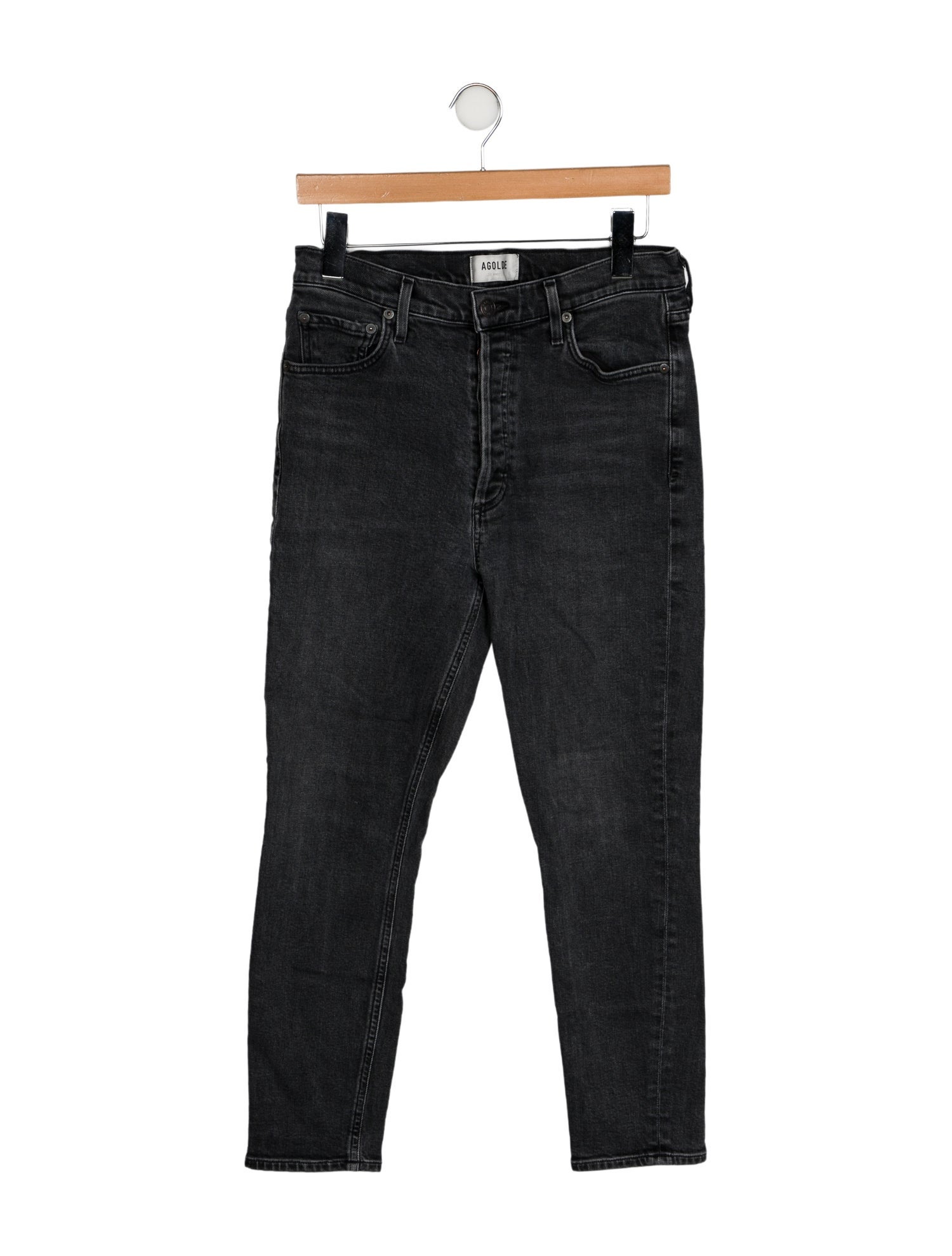 AGOLDE Mid-Rise Skinny Leg Jeans