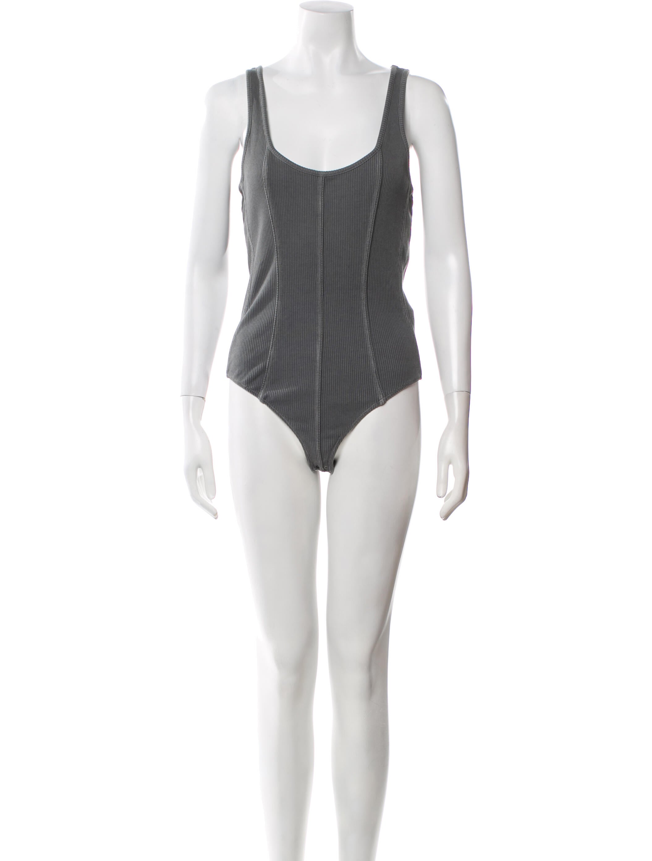 AGOLDE Scoop Neck Sleeveless Bodysuit