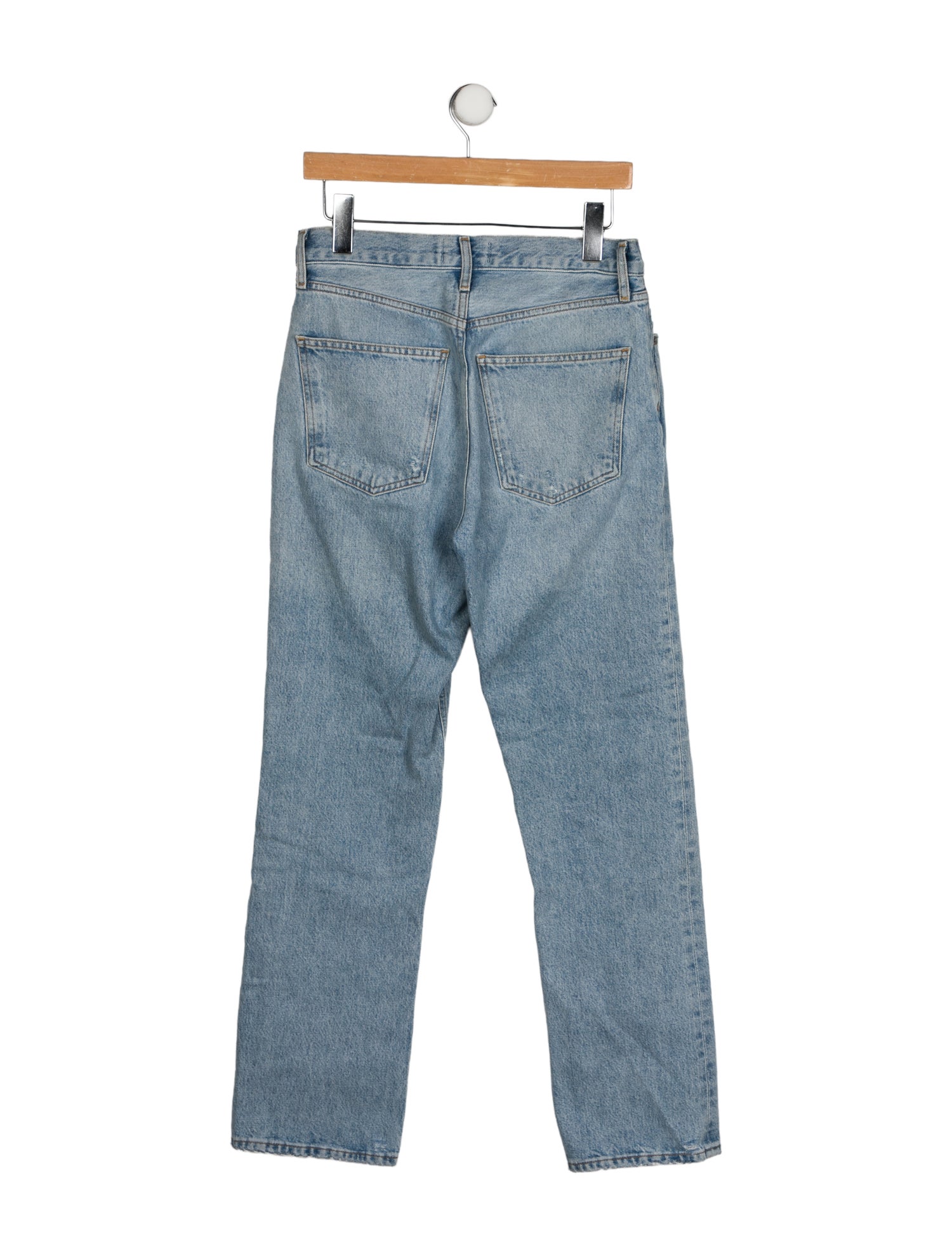 AGOLDE High-Rise Straight Leg Jeans