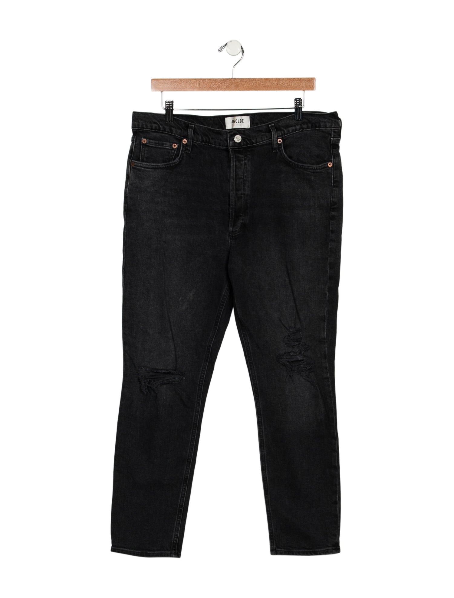 AGOLDE High-Rise Skinny Leg Jeans