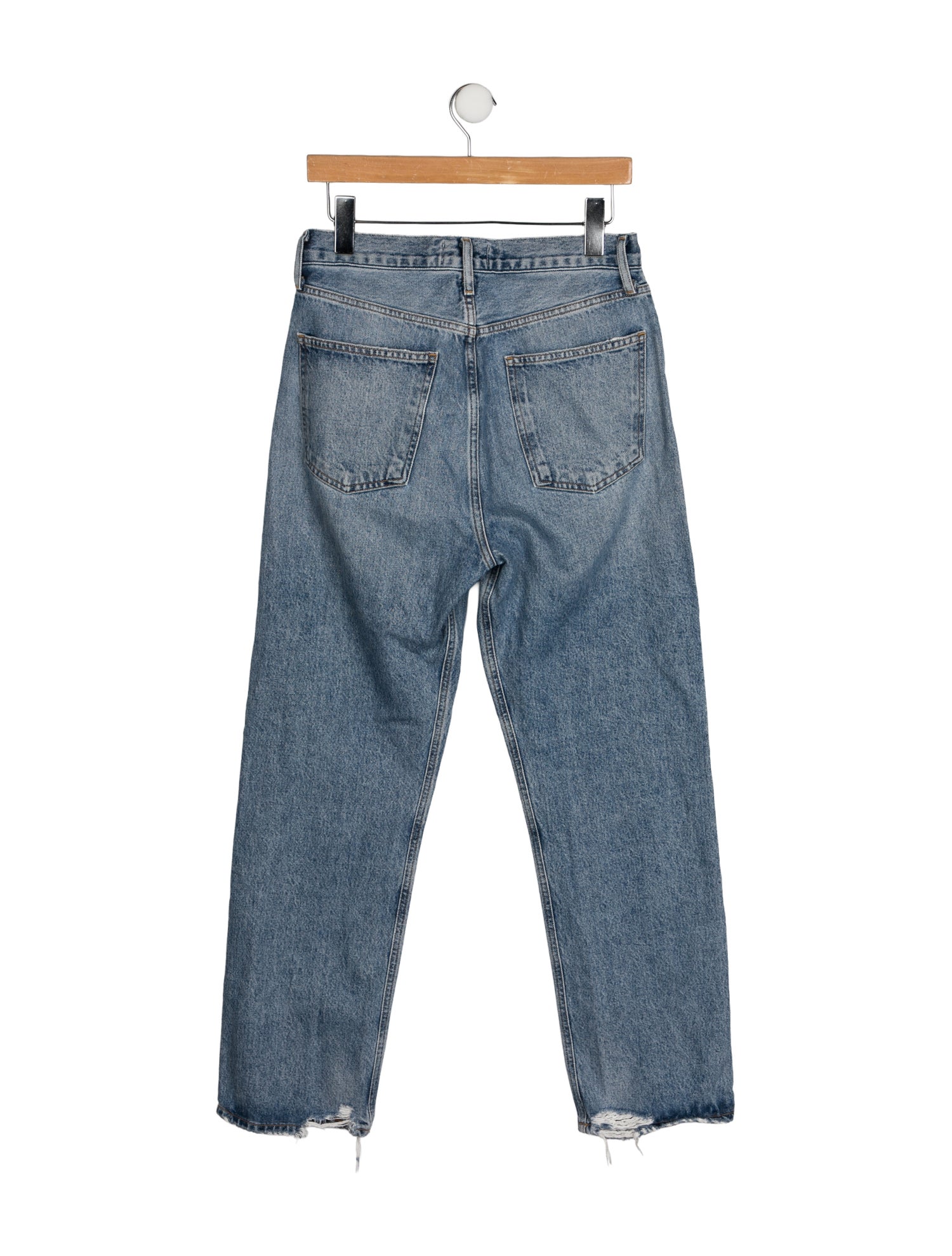 AGOLDE High-Rise Straight Leg Jeans