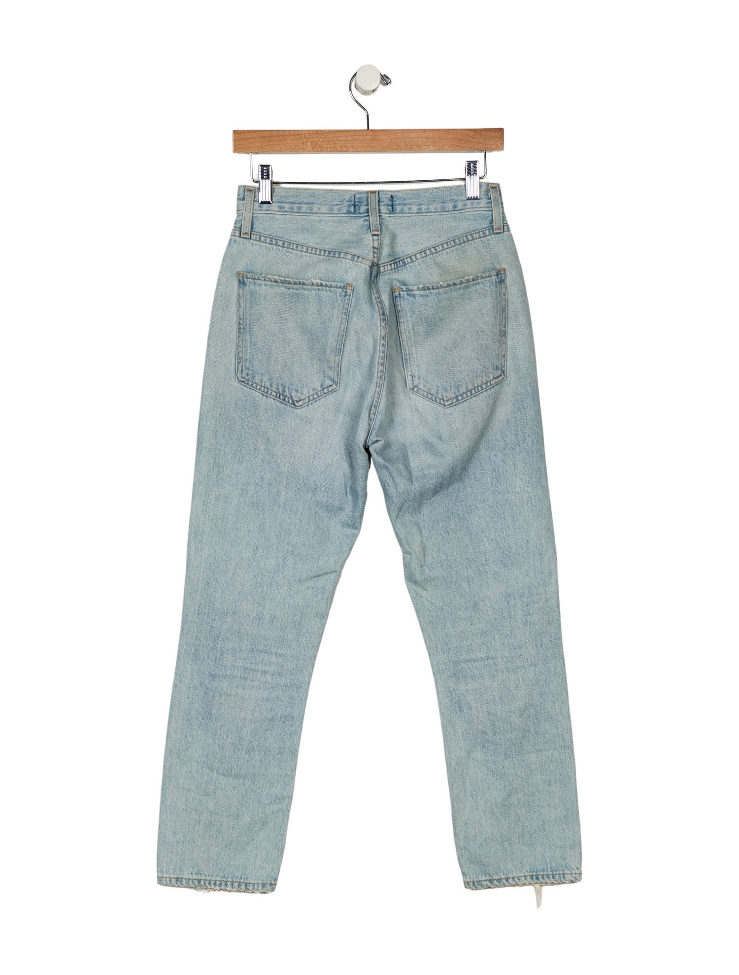 AGOLDE High-Rise Straight Leg Jeans