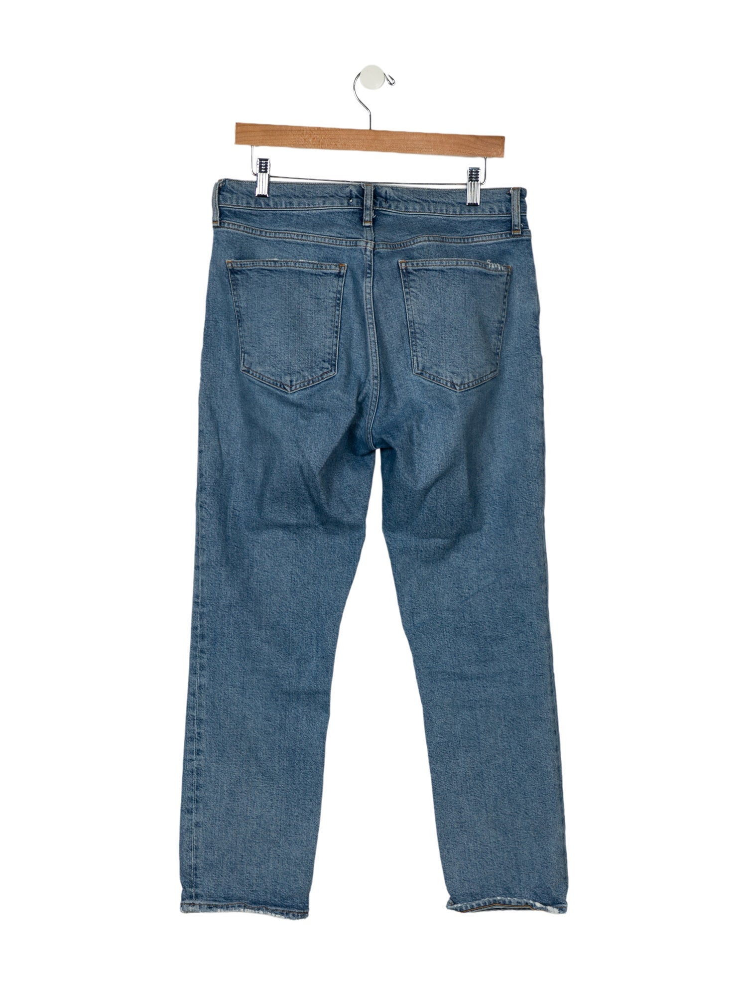 AGOLDE High-Rise Straight Leg Jeans