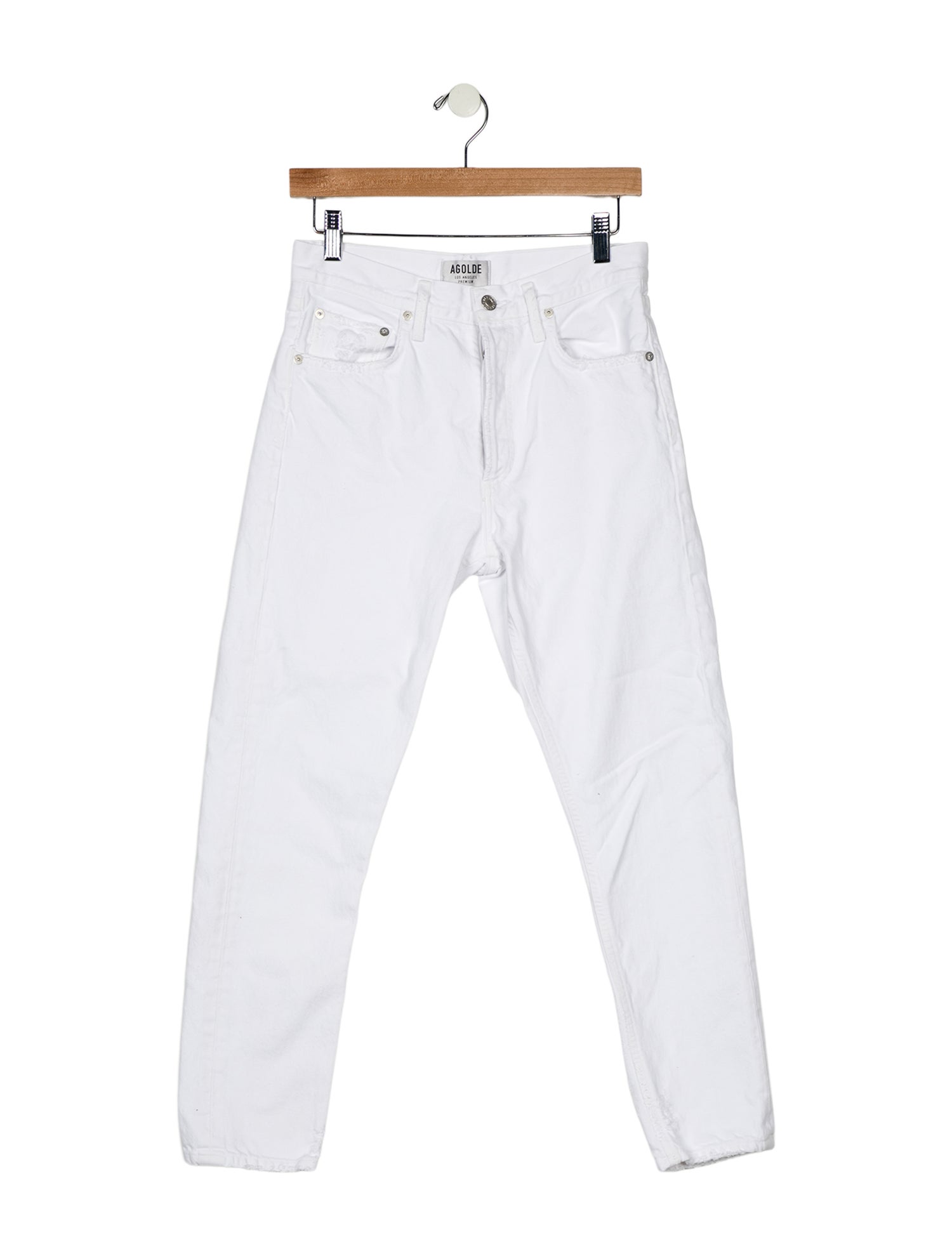 AGOLDE Mid-Rise Straight Leg Jeans