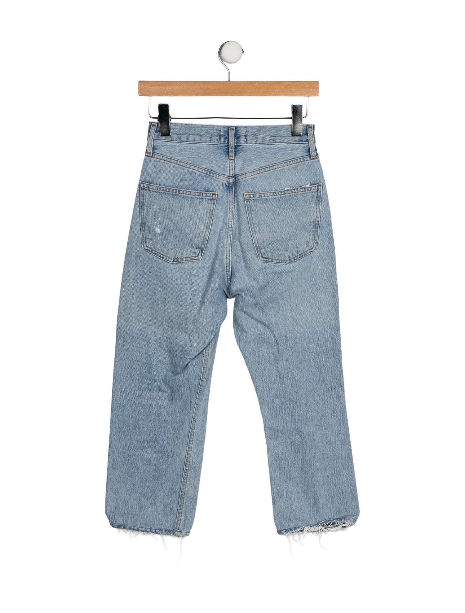 AGOLDE Mid-Rise Straight Leg Jeans