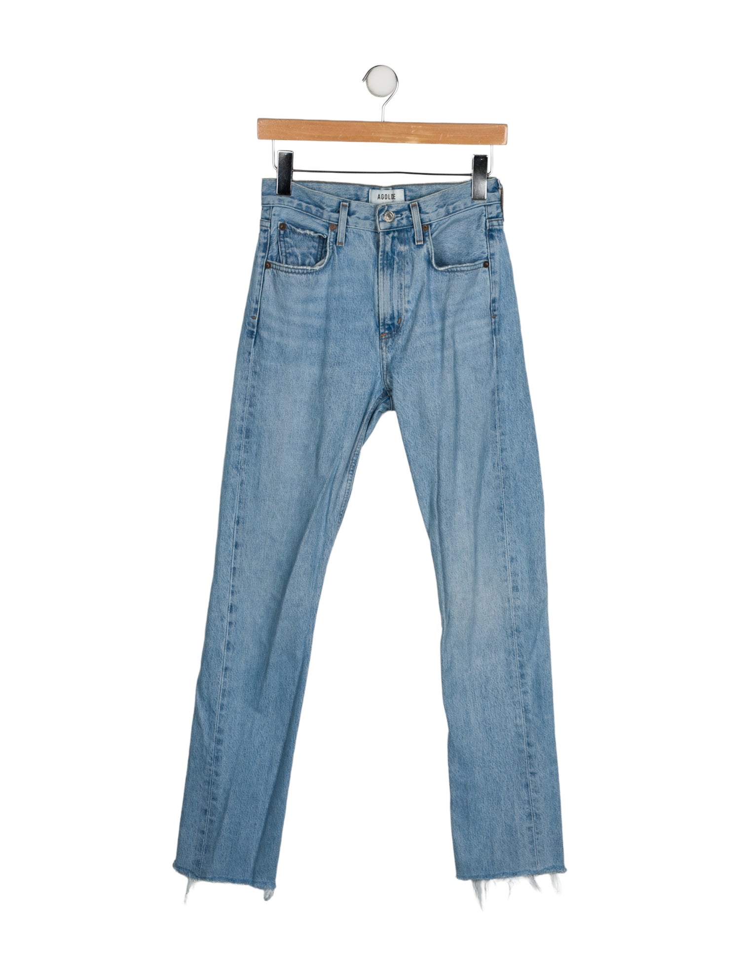 AGOLDE High-Rise Straight Leg Jeans