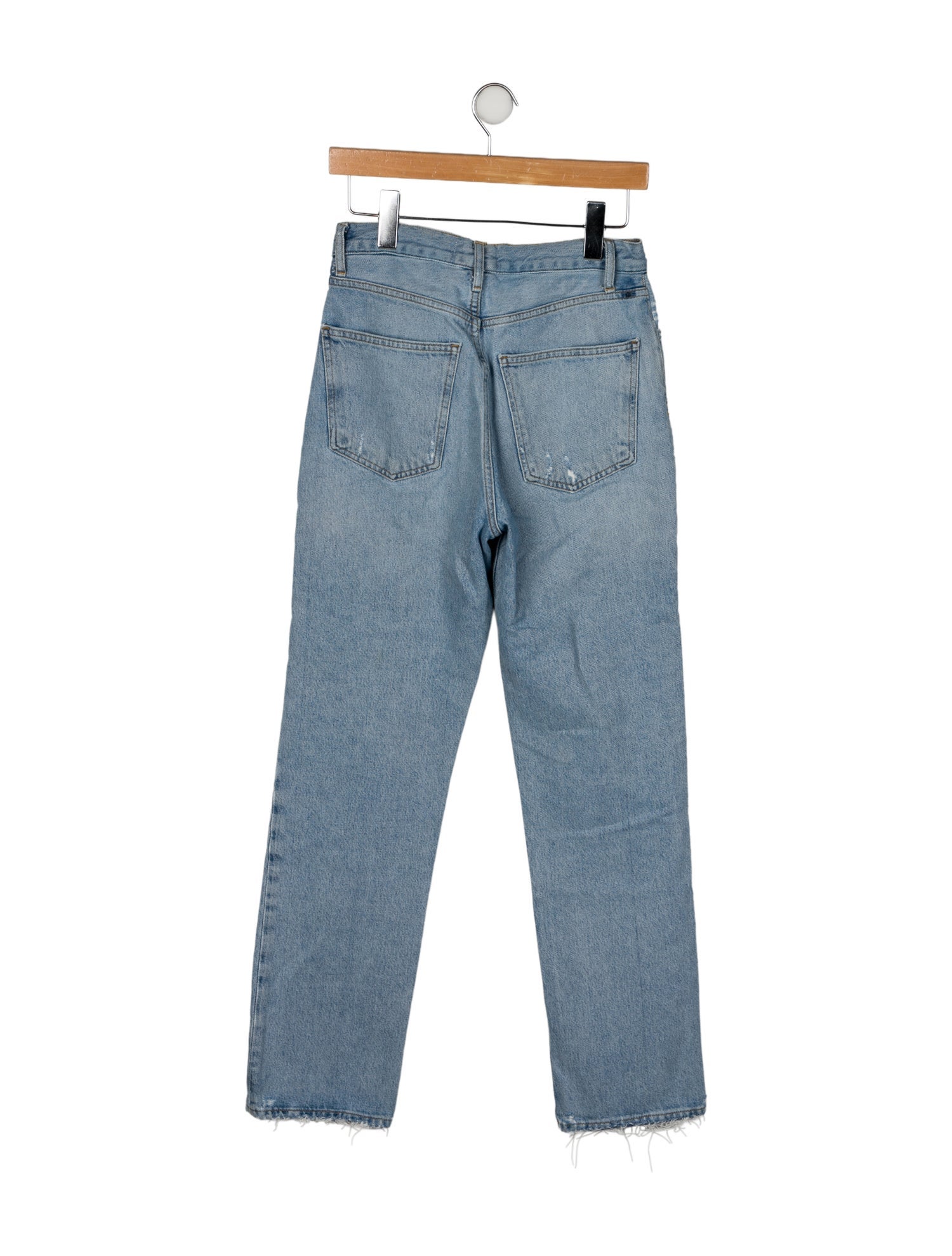 AGOLDE Mid-Rise Straight Leg Jeans