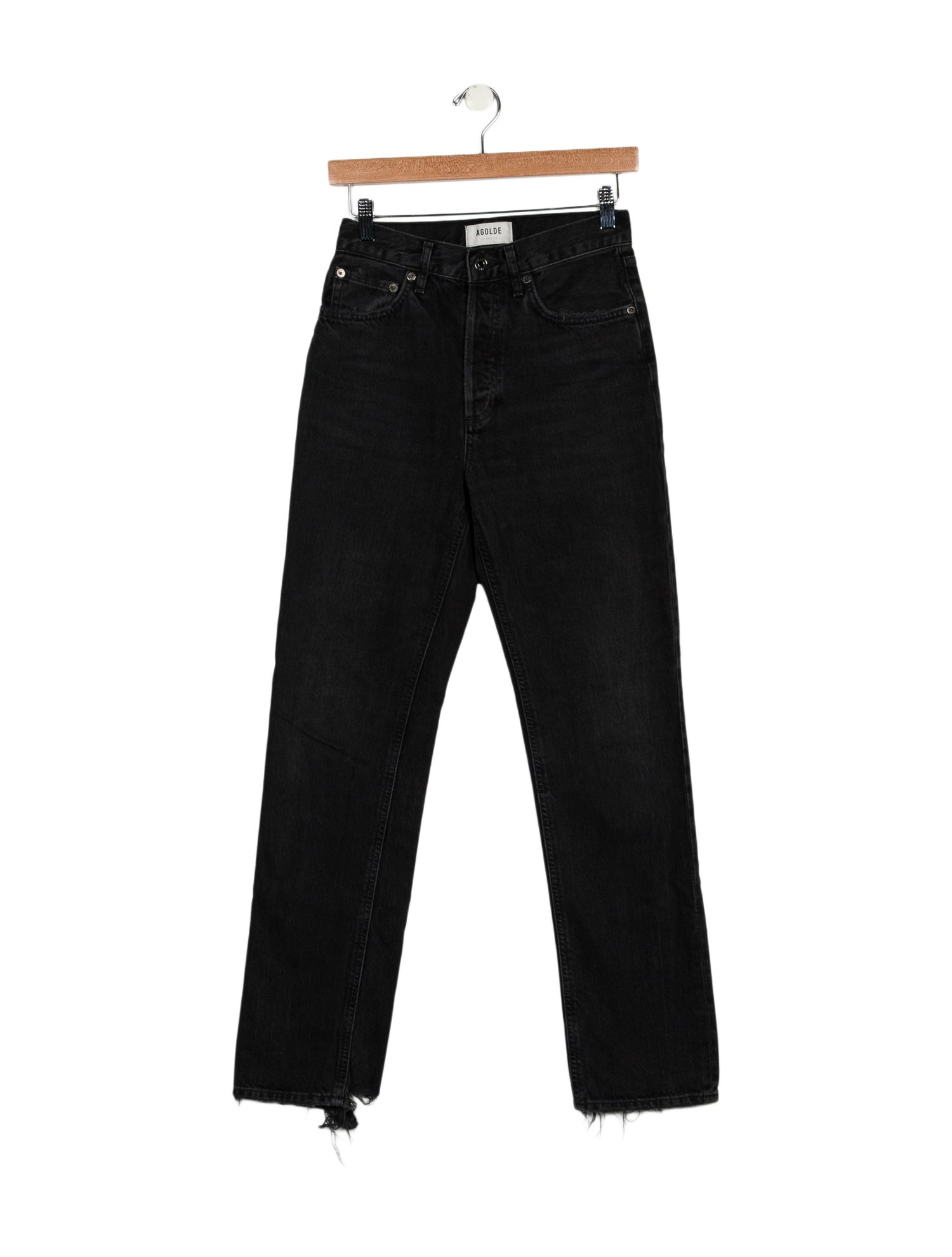 AGOLDE Mid-Rise Straight Leg Jeans
