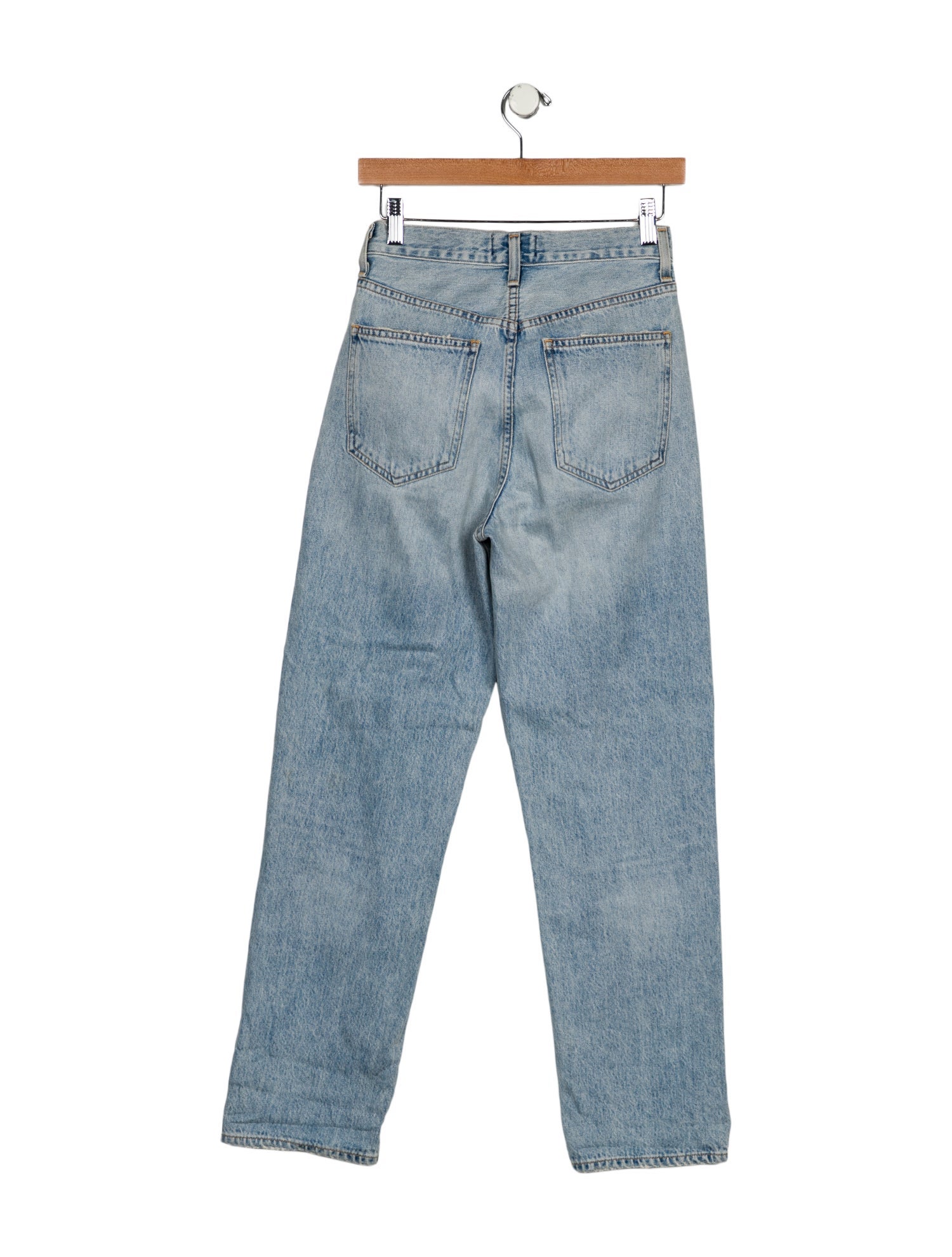 AGOLDE High-Rise Straight Leg Jeans