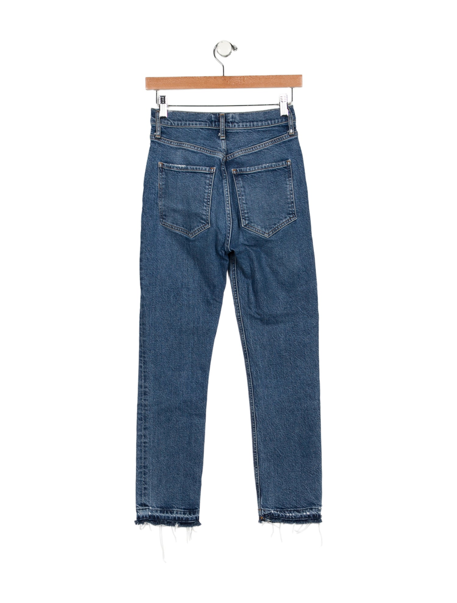 AGOLDE Mid-Rise Skinny Leg Jeans