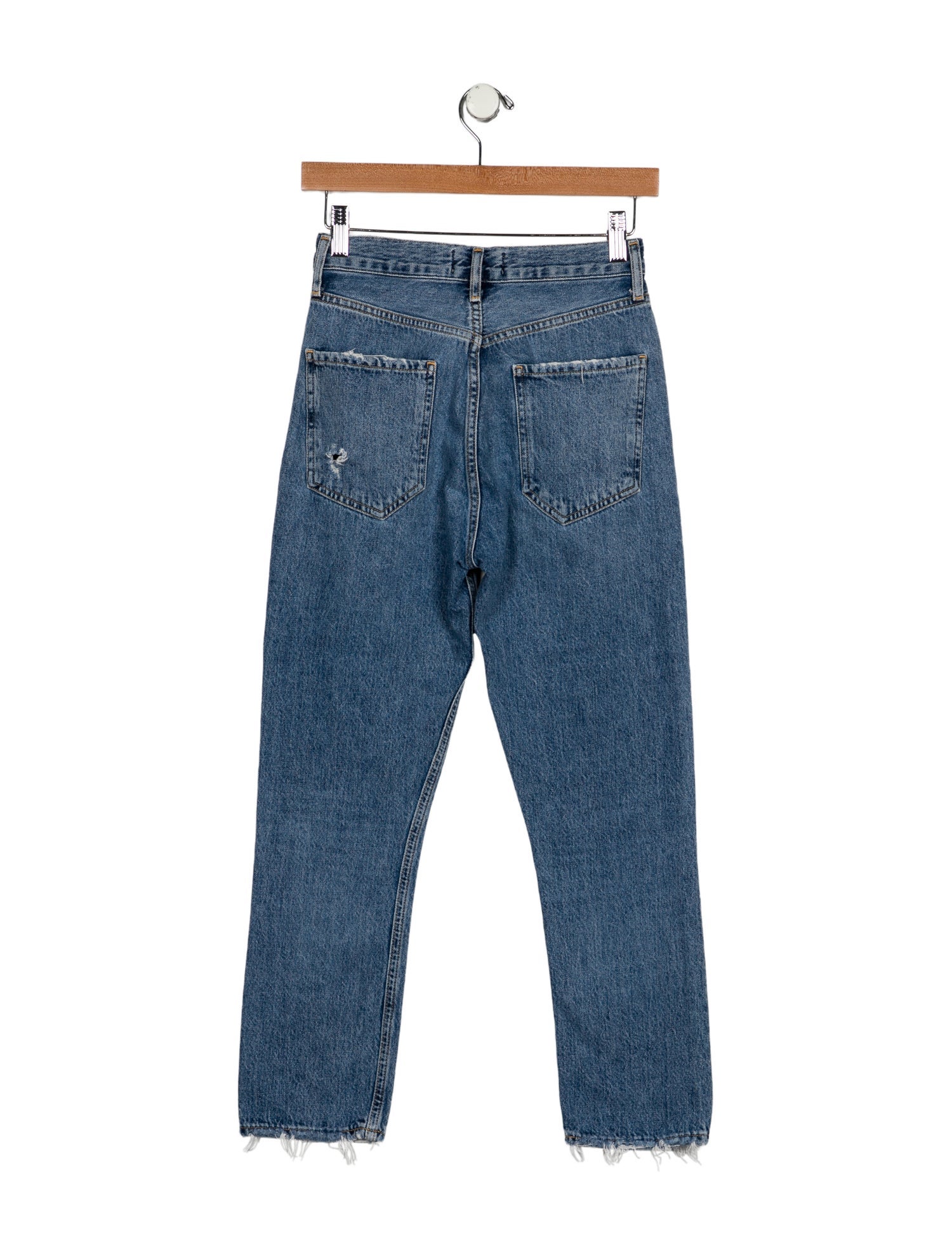 AGOLDE Mid-Rise Skinny Leg Jeans