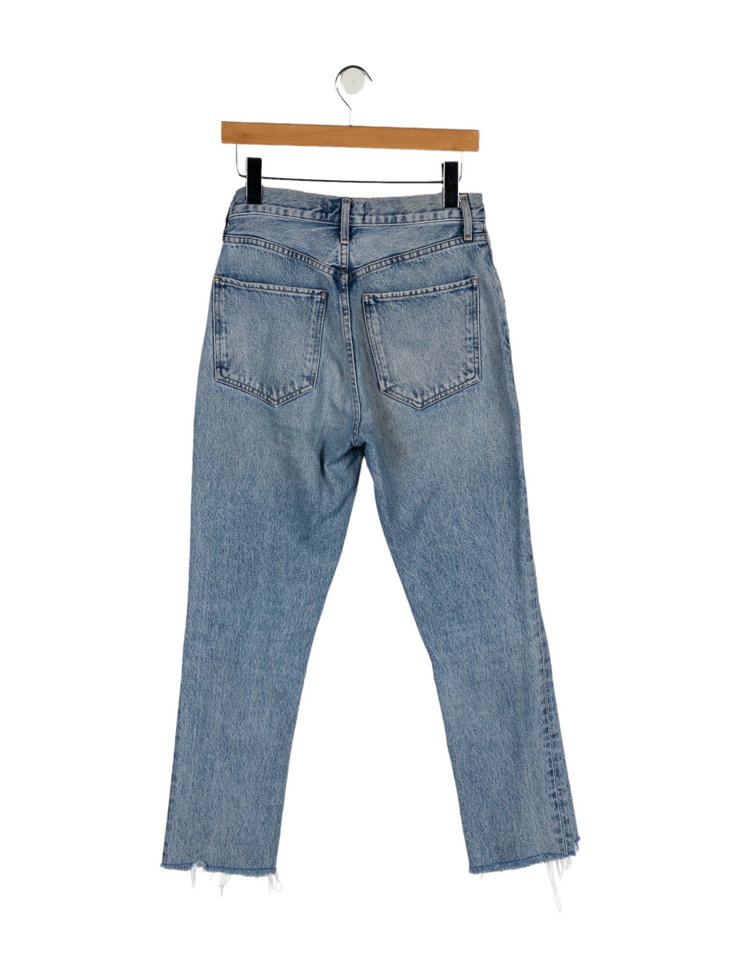 AGOLDE High-Rise Straight Leg Jeans