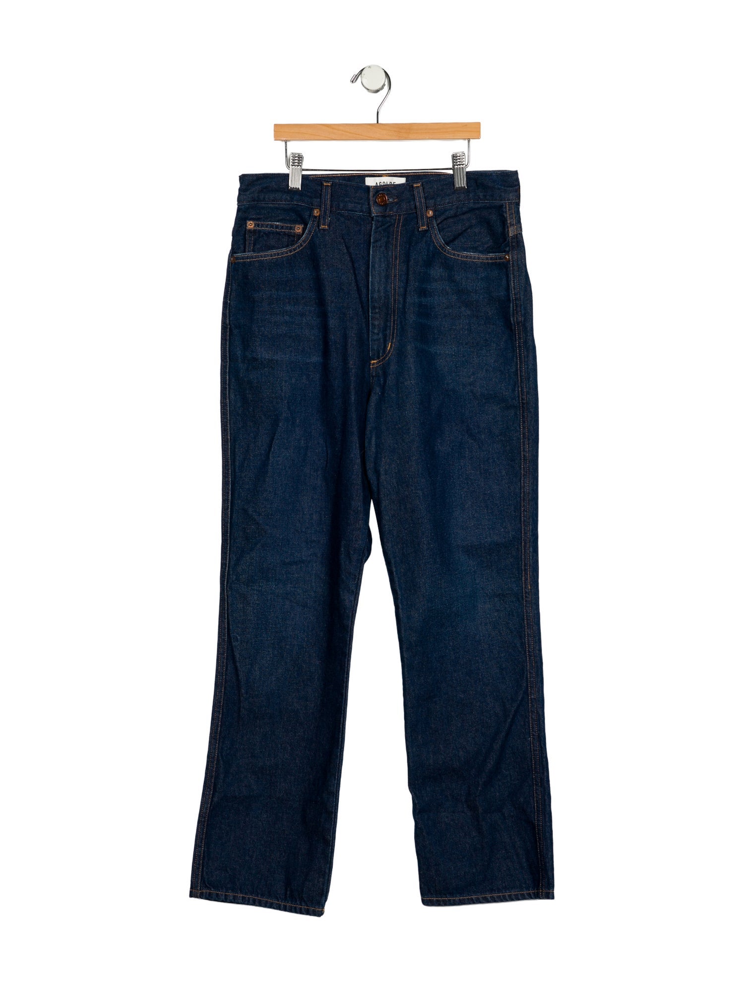 AGOLDE High-Rise Straight Leg Jeans