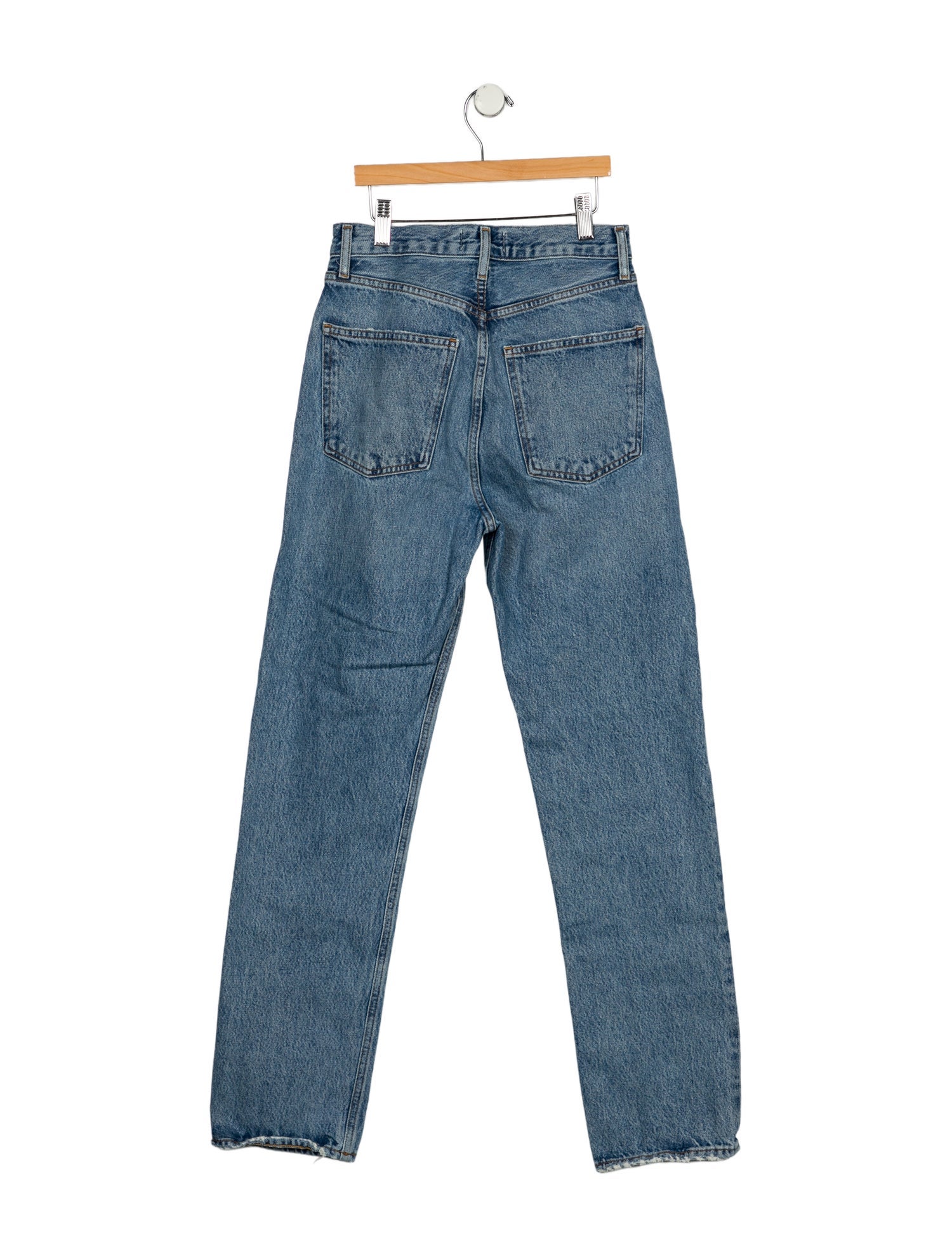 AGOLDE High-Rise Straight Leg Jeans